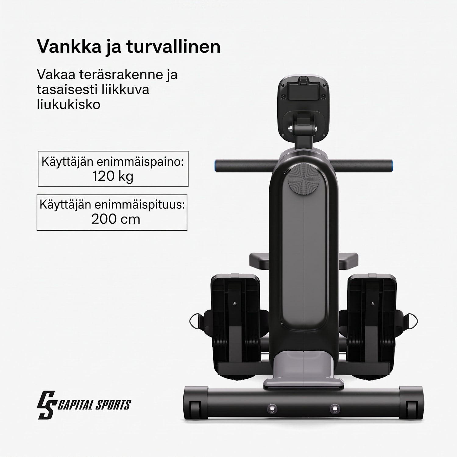 Themis magneettinen soutulaite LED-näyttö 8 tasoa teräs 