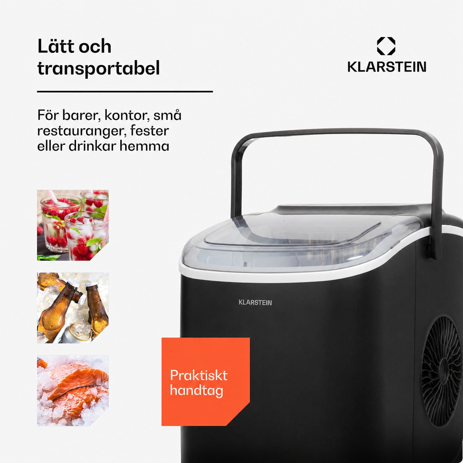 Caldwell Ismaskin bullet-is 12kg/24h vattentank: 1,3 l 