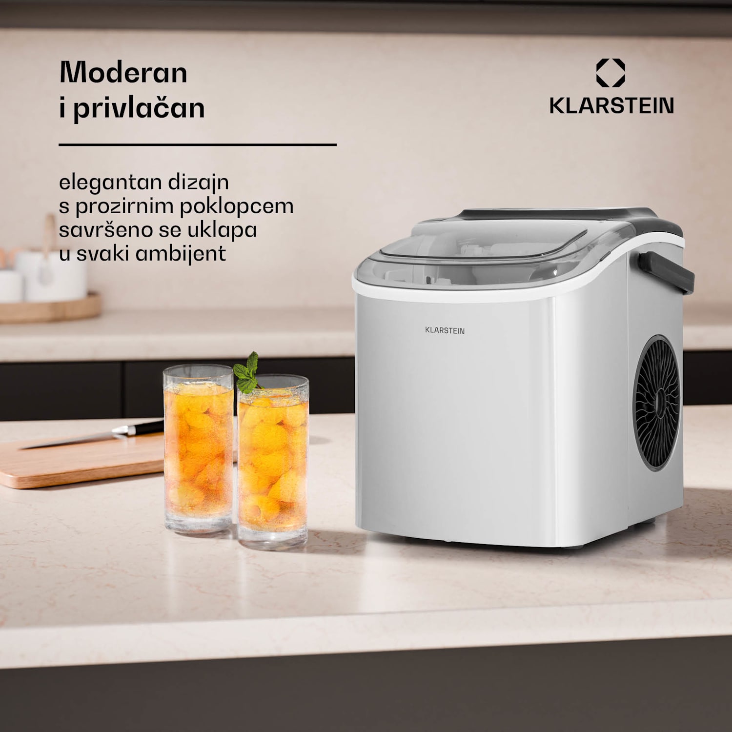 Caldwell Ice ball aparat 12kg/24h Spremnik za vodu: 1,3 l 1,3 Ltr | Nehrđajući čelik