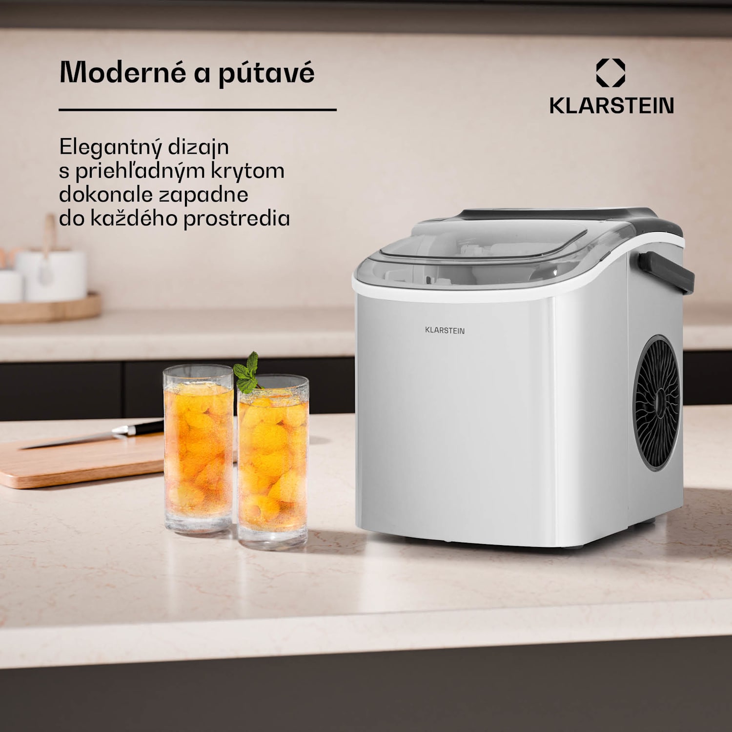 Caldwell, výrobník ľadu, 12 kg/24 h, nádrž 1,3 l 1,3 Ltr | Nehrdzavejúca oceľ