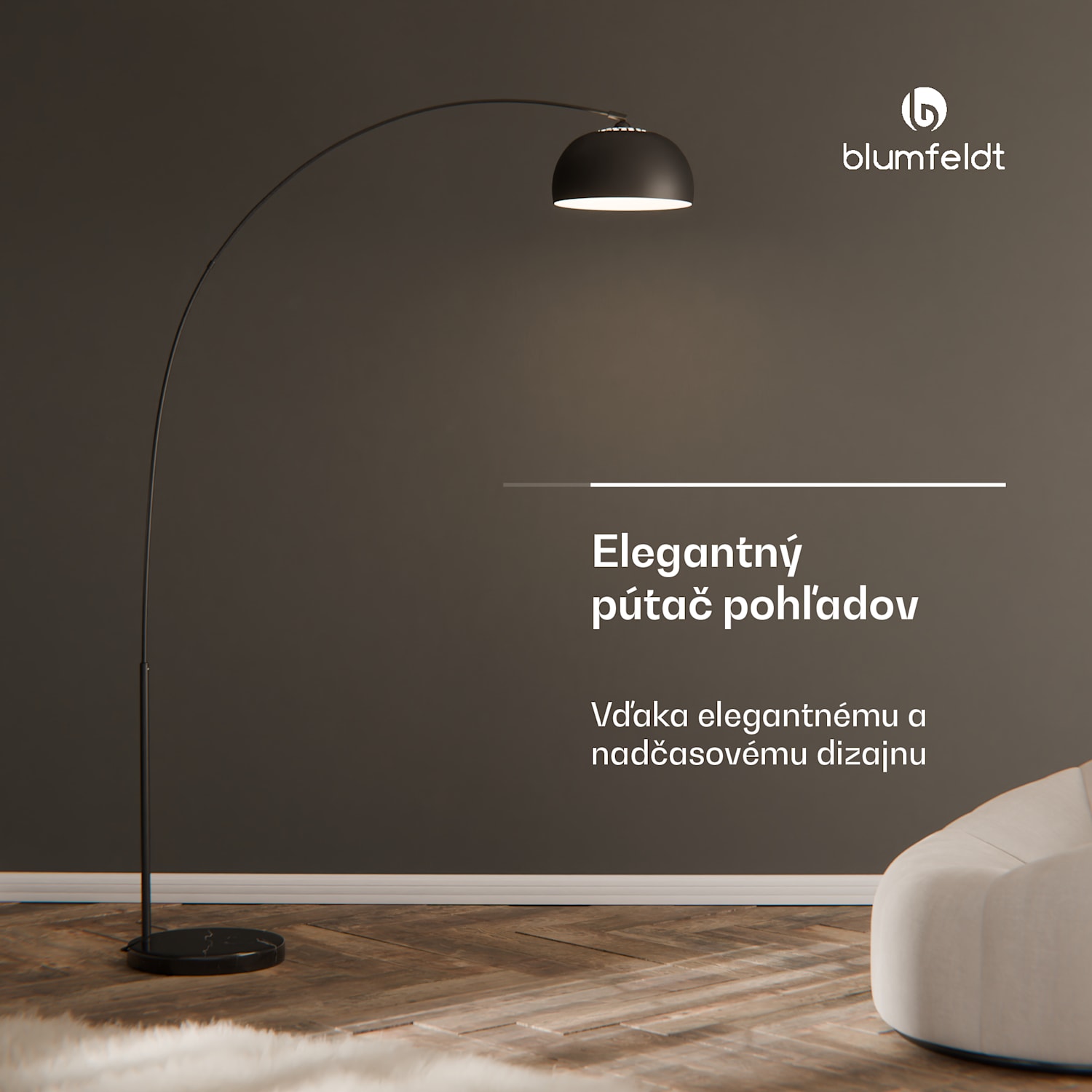 Nael, oblúková lampa, strieborné tienidlo, mramorová základňa, E27, sieťový kábel: 2 m Čierna