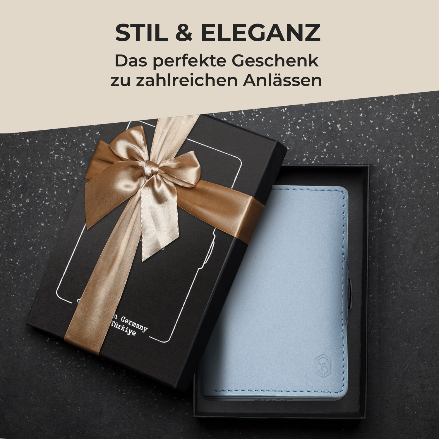 ZNAP Slim Wallet 8 Karten Münzfach 8,9 x 1,5 x 6,3 cm (BxHxT) RFID-Schutz Standard | Pastellblau