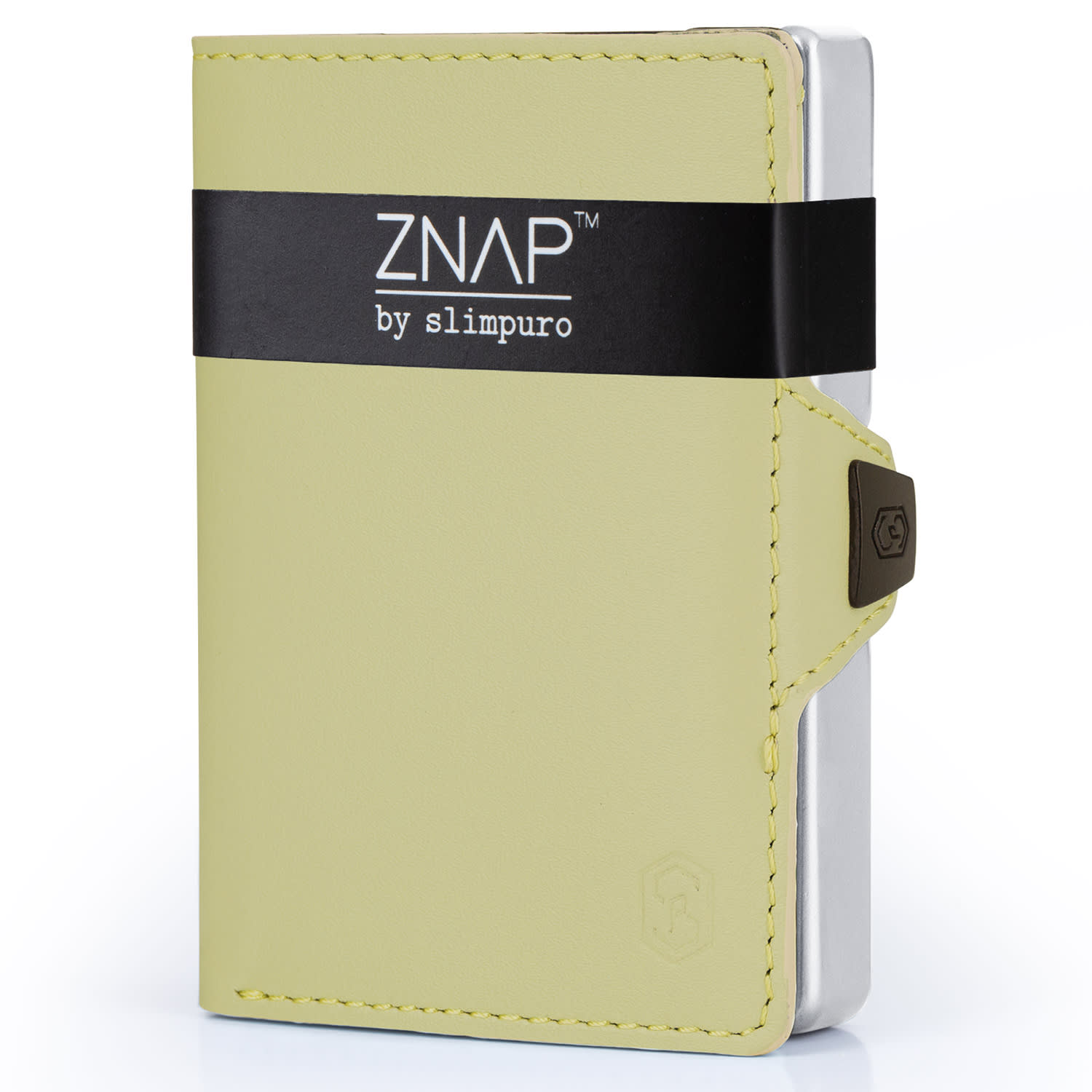 ZNAP Slim Wallet 12 pasjes muntvak 8,9 x 1,8 x 6,3 cm (BxHxD)  RFID bescherming Standard | Mos