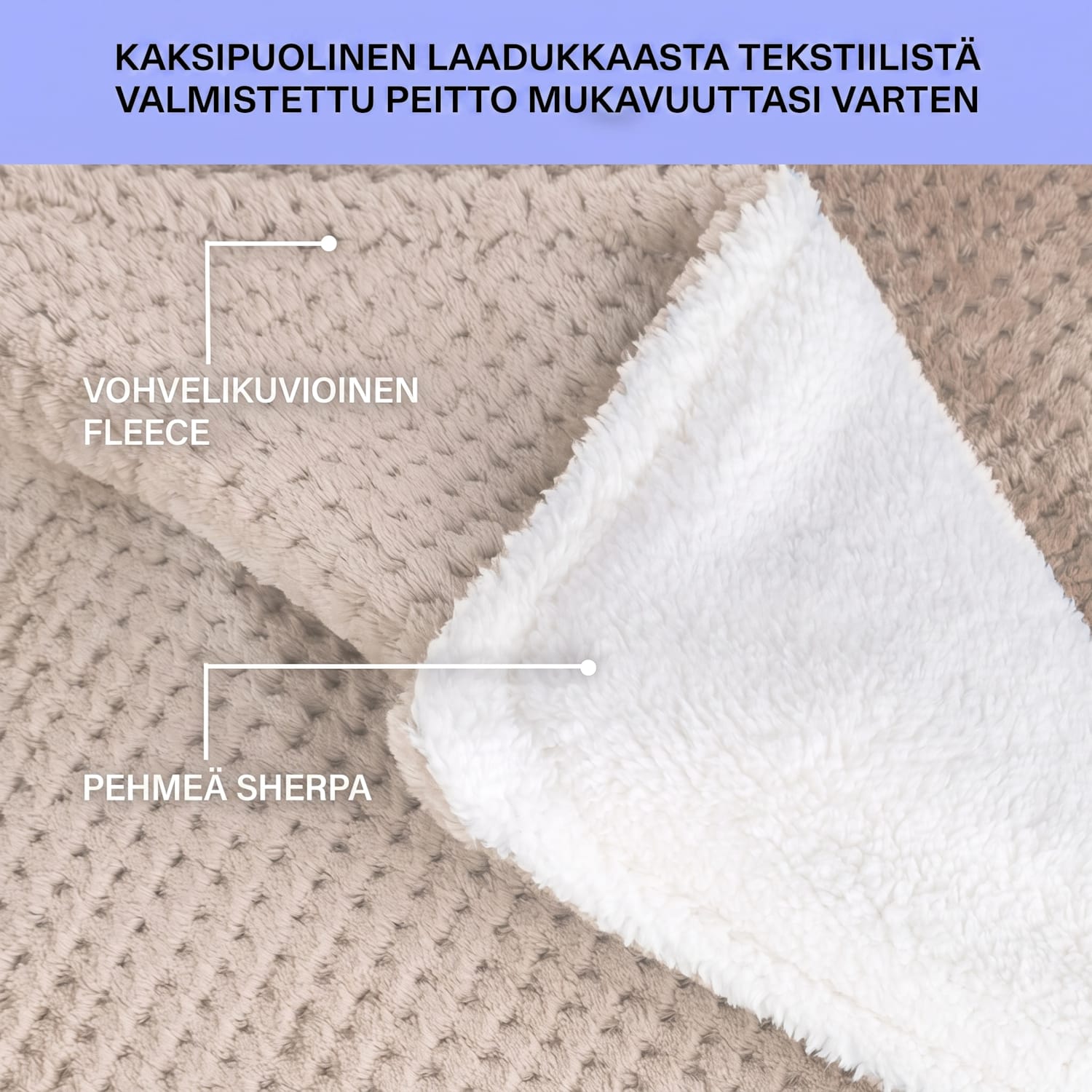 Dr. Watson Deluxe XL lämpöpeitto 160 W 9 lämpötilatasoa 180 x 130 cm XL | Hiekka