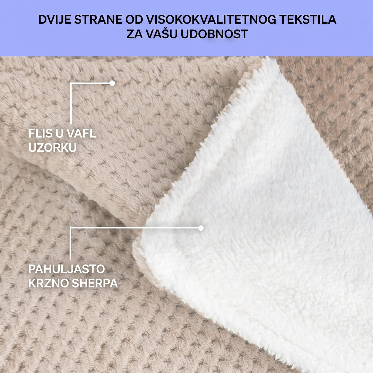 DR Watson Deluxe XL, električna deka, 160 W, 9 stupnjeva grijanja, 180 x 130 cm XL | Pijesak