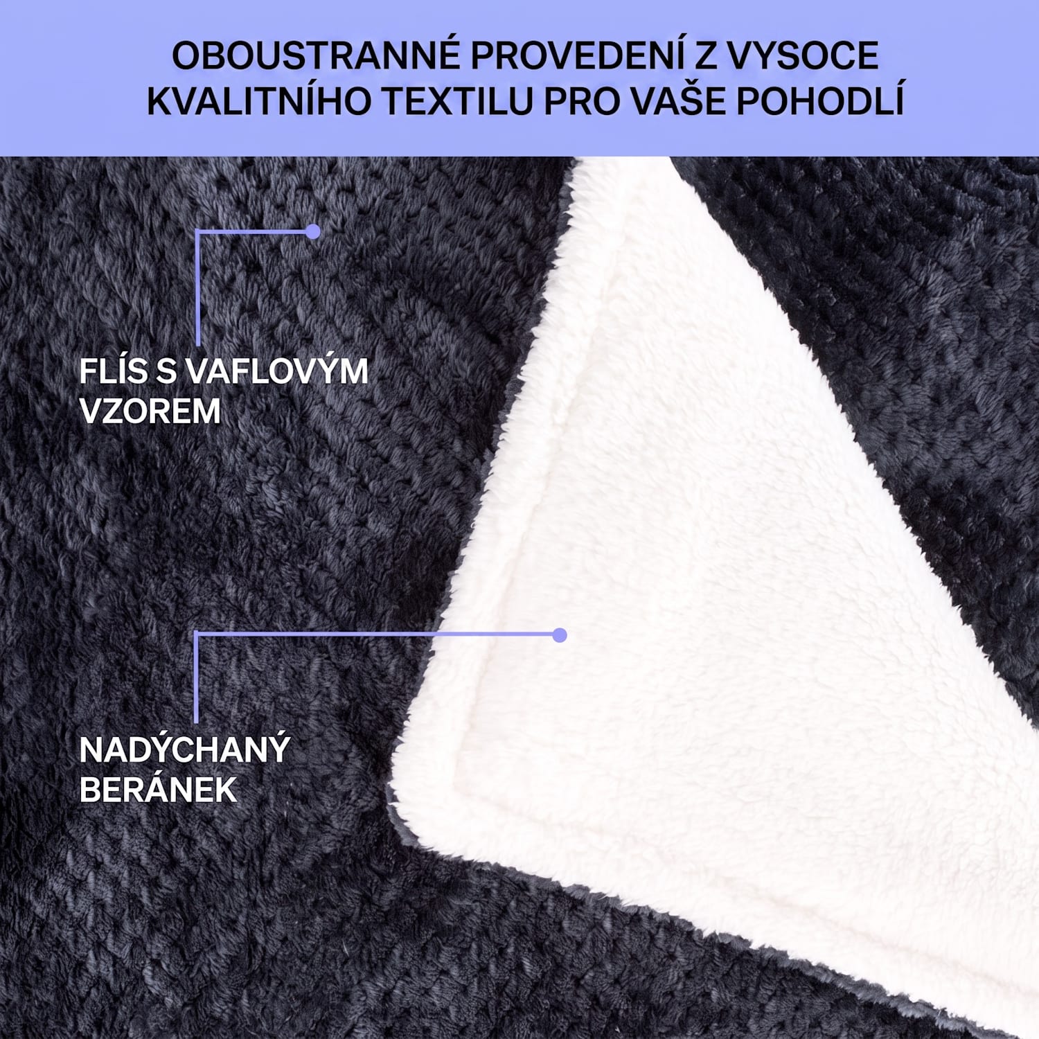DR Watson Deluxe XXL, elektrická deka, 160 W, 9 úrovní ohřevu, 200 x 180 cm XXL | Antracit
