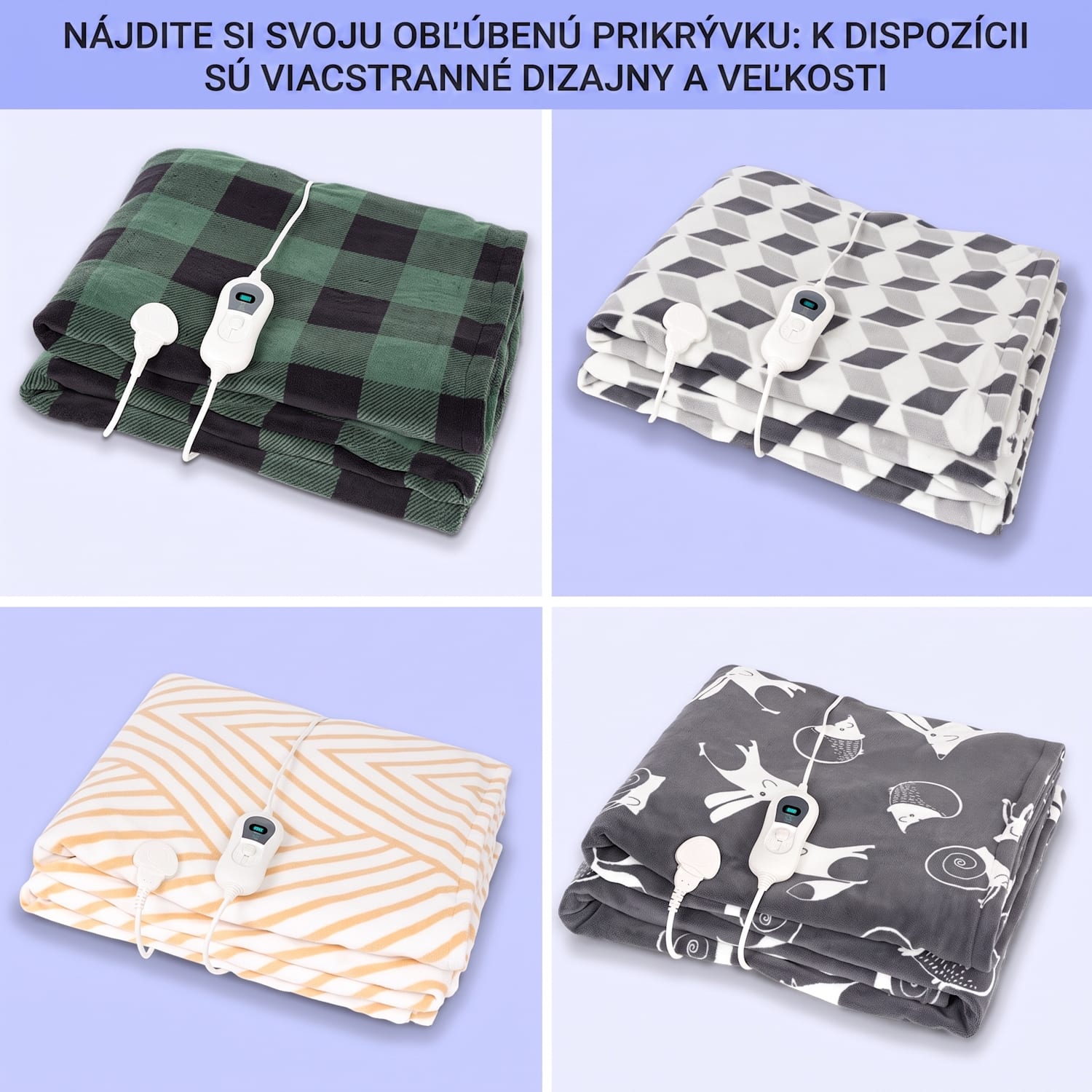 DR Watson Deluxe XXL, elektrická deka, 160 W, 9 úrovní ohrevu, 200 x 180 cm XXL | Antracit