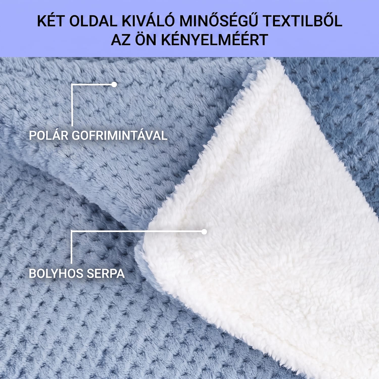 DR Watson Deluxe XXL, elektromos takaró, 160 W, 9 fűtési fokozat, 200 x 180 cm XXL | Kék