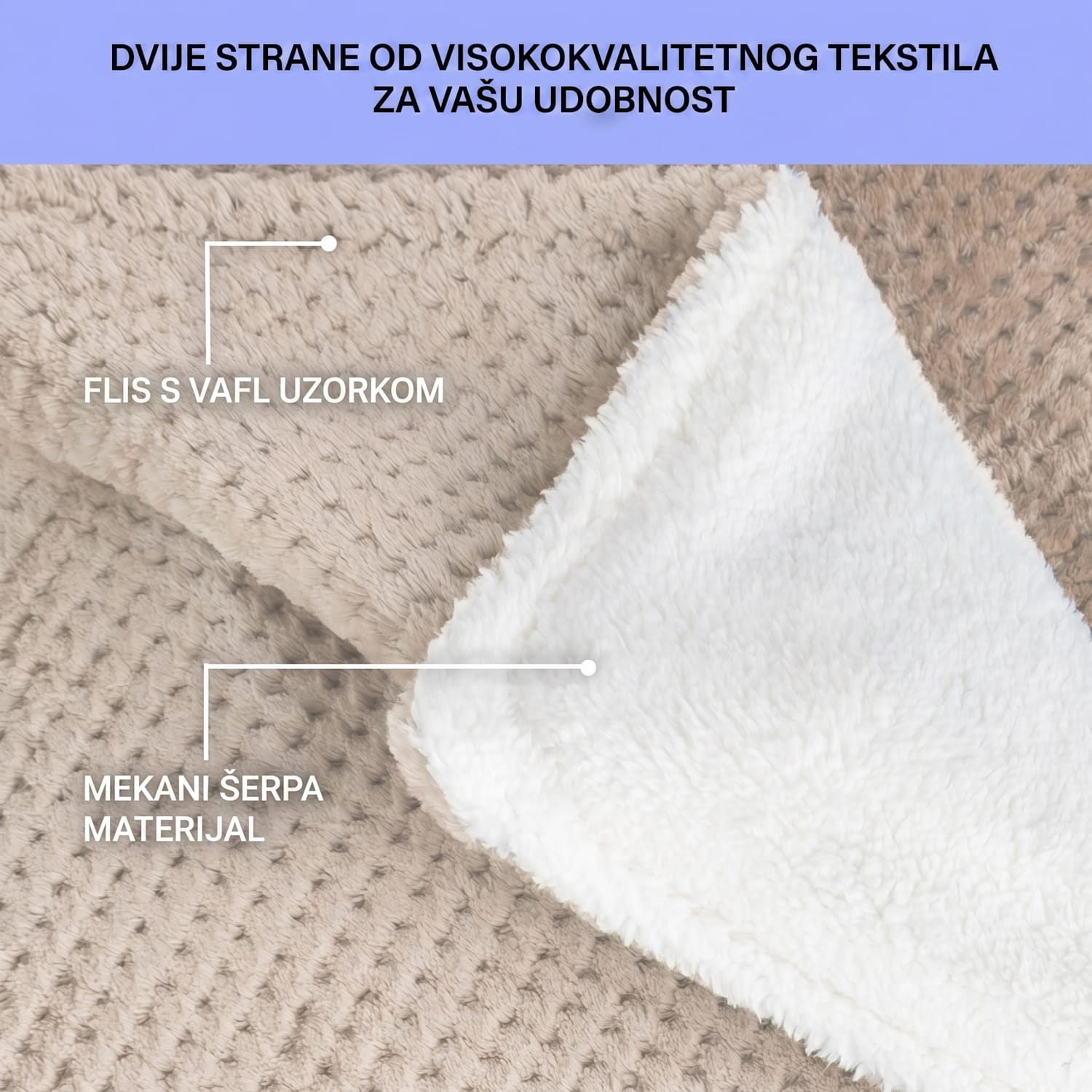 DR Watson Deluxe XXL, električna deka, 160 W, 9 stupnjeva grijanja, 200 x 180 cm XXL | Pijesak