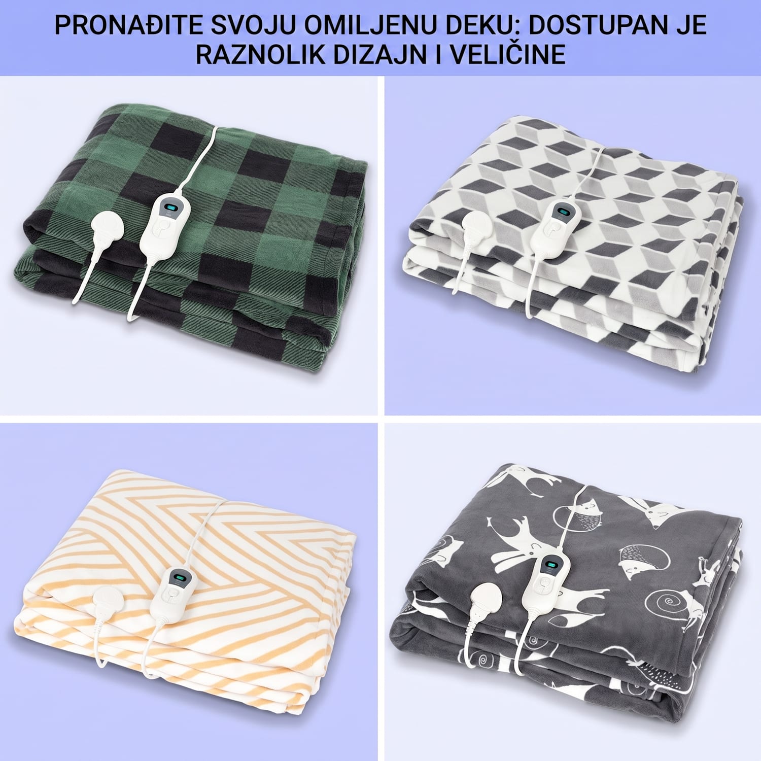 DR Watson Deluxe XXL, električna deka, 160 W, 9 stupnjeva grijanja, 200 x 180 cm XXL | Pijesak