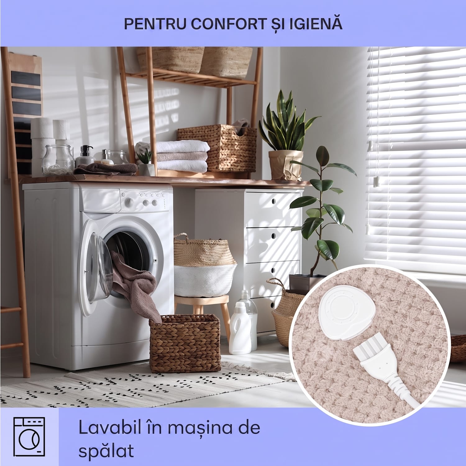 DR Watson Deluxe XL, pătură electrică, 160 W, 9 nivele de încălzire, 200 x 180 cm XXL | Nisip