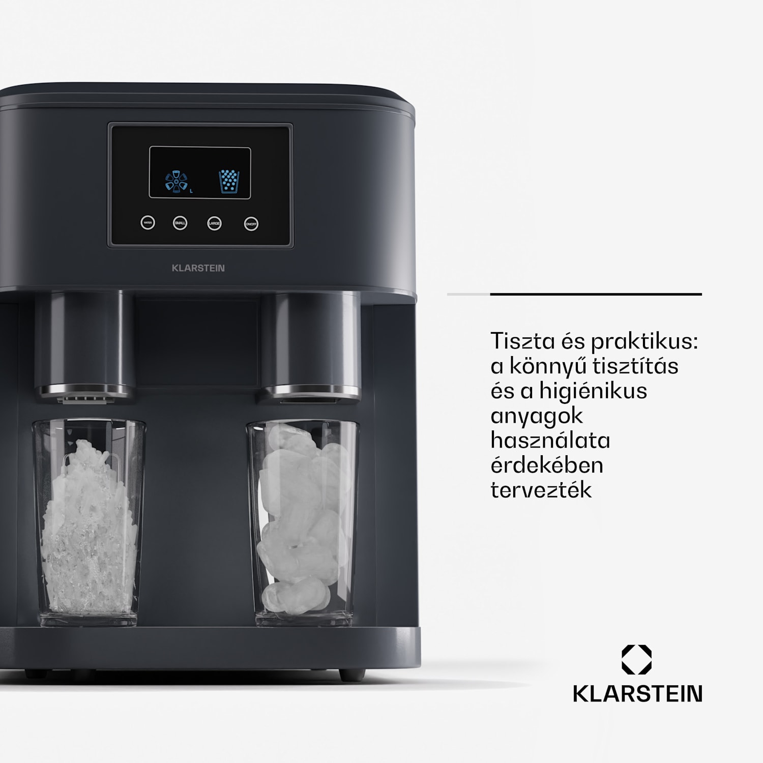 Eiszeit Crush, машина за кубчета лед, 2 размера, натрошен лед 