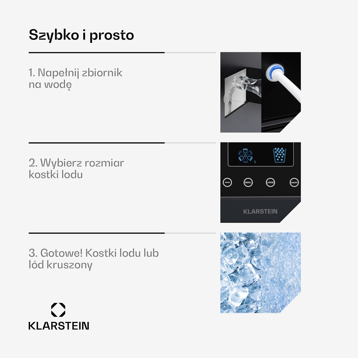 Eiszeit Crush, výrobník ledu, 2 velikosti, drcený led 