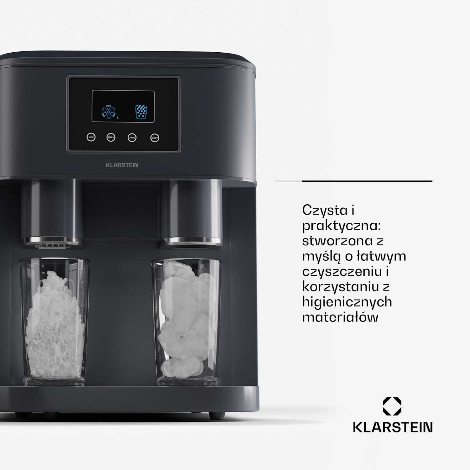 Eiszeit Crush, výrobník ledu, 2 velikosti, drcený led 