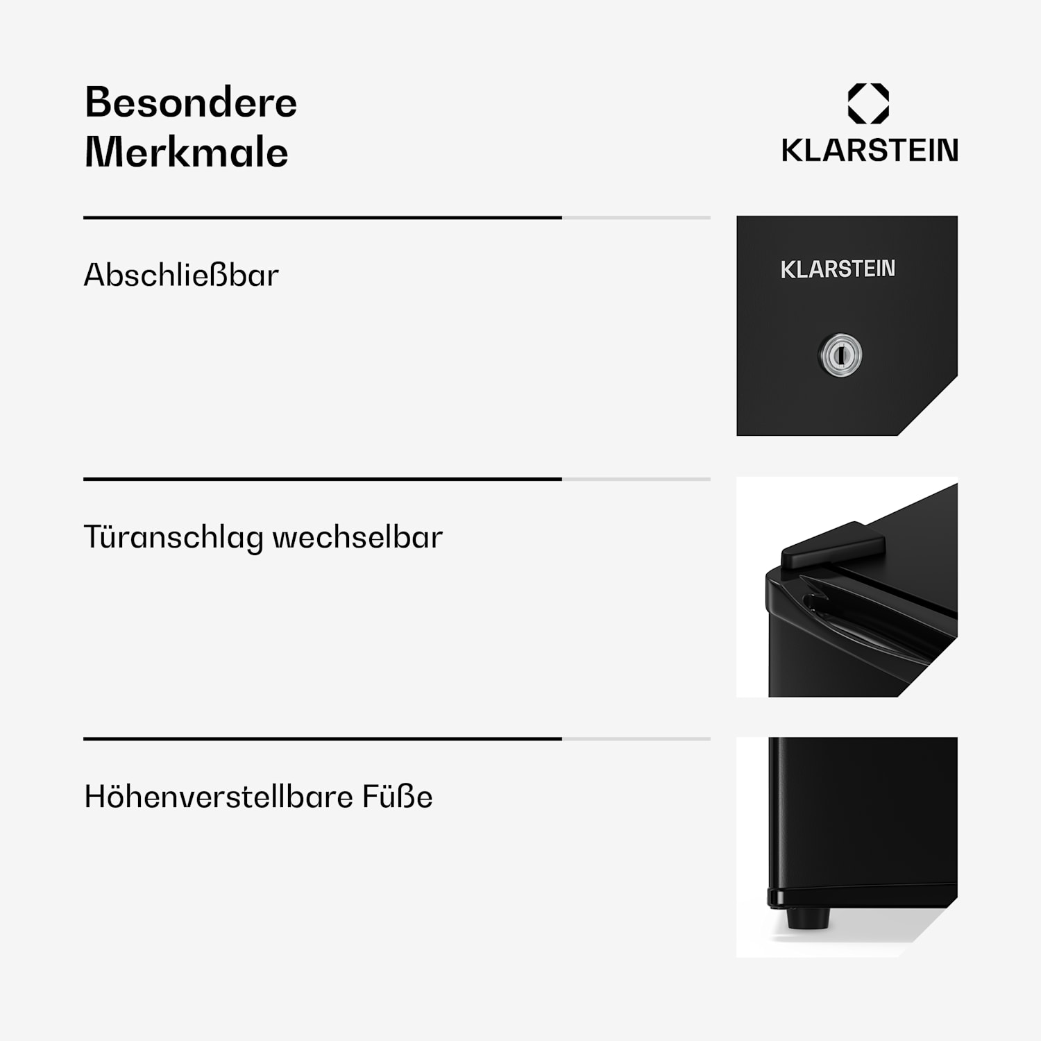 Matterhorn 28 Mini-réfrigérateur 28 litres 35 dB compact verrouillable 