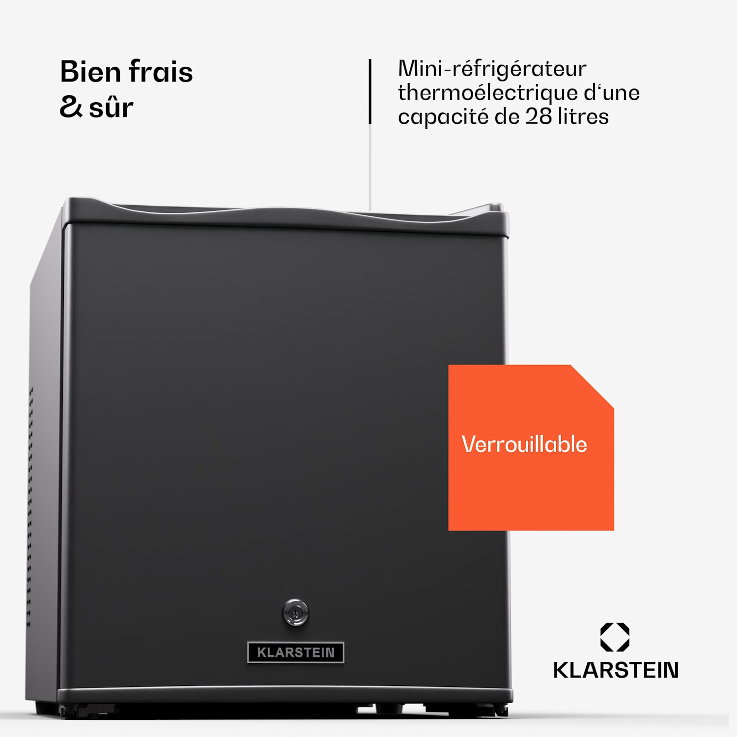 Matterhorn 28 Mini-réfrigérateur 28 litres 35 dB compact verrouillable 