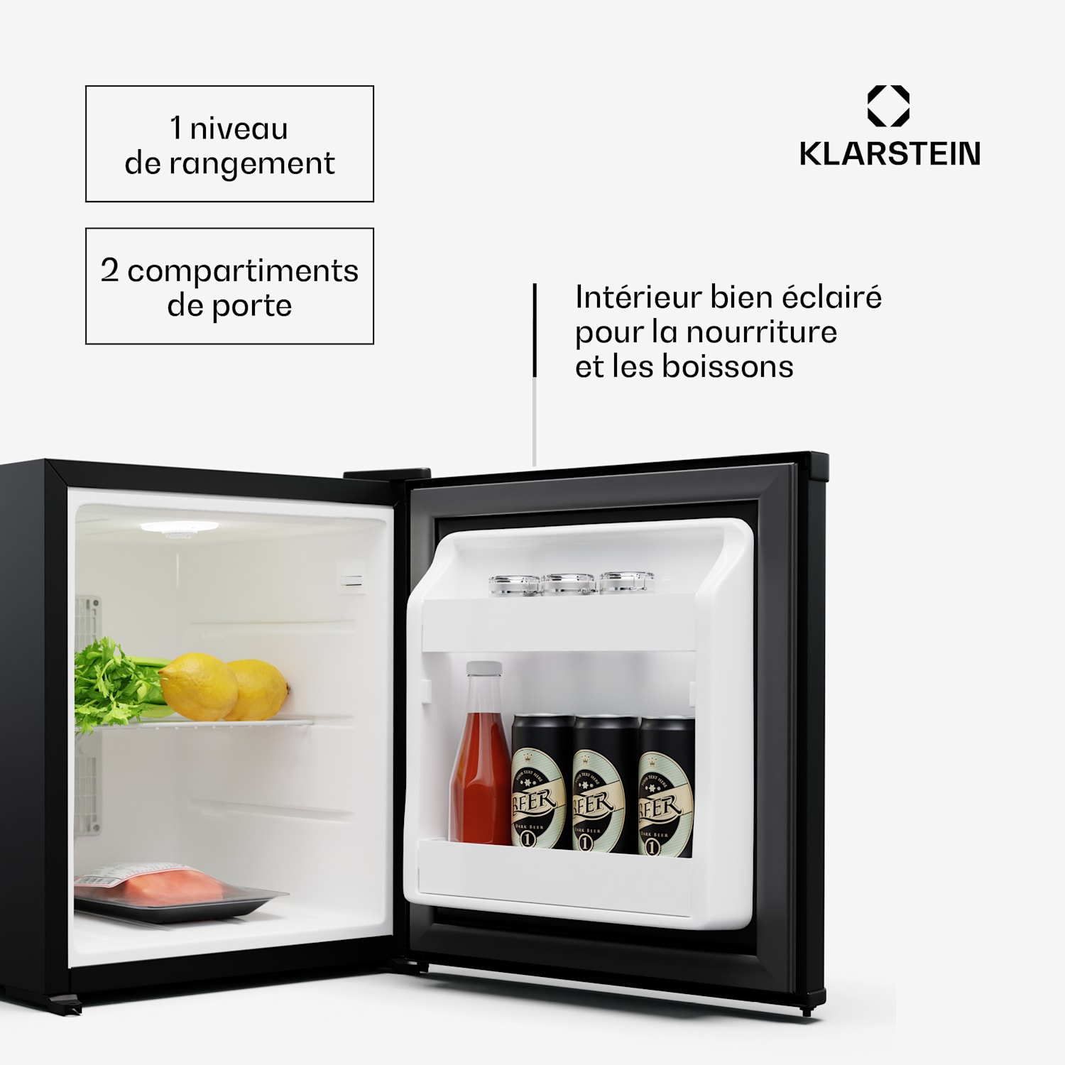 Matterhorn 28 Mini-réfrigérateur 28 litres 35 dB compact verrouillable 