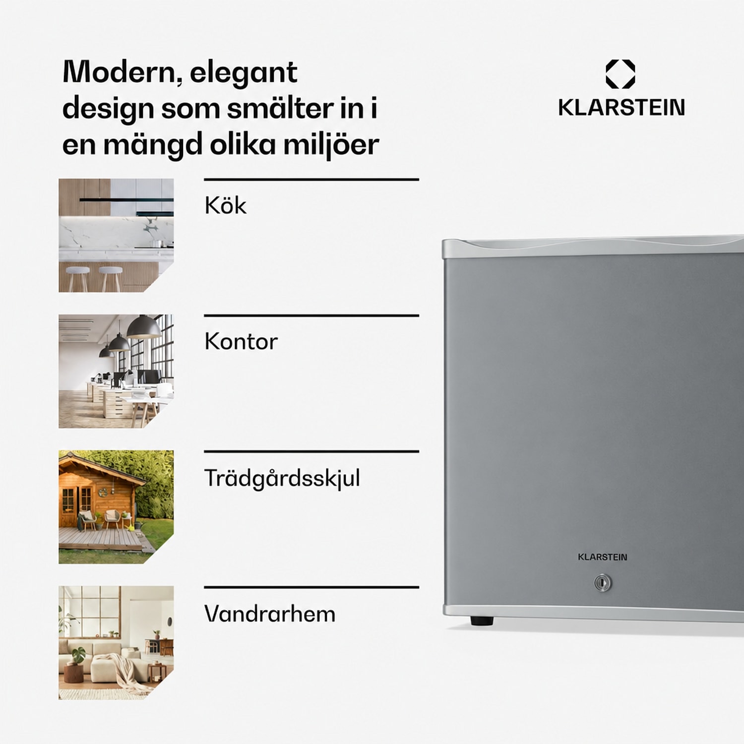 Matterhorn 28 minikyl 28 liter 35 dB kompakt låsbar 28 L | Rostfritt Stål