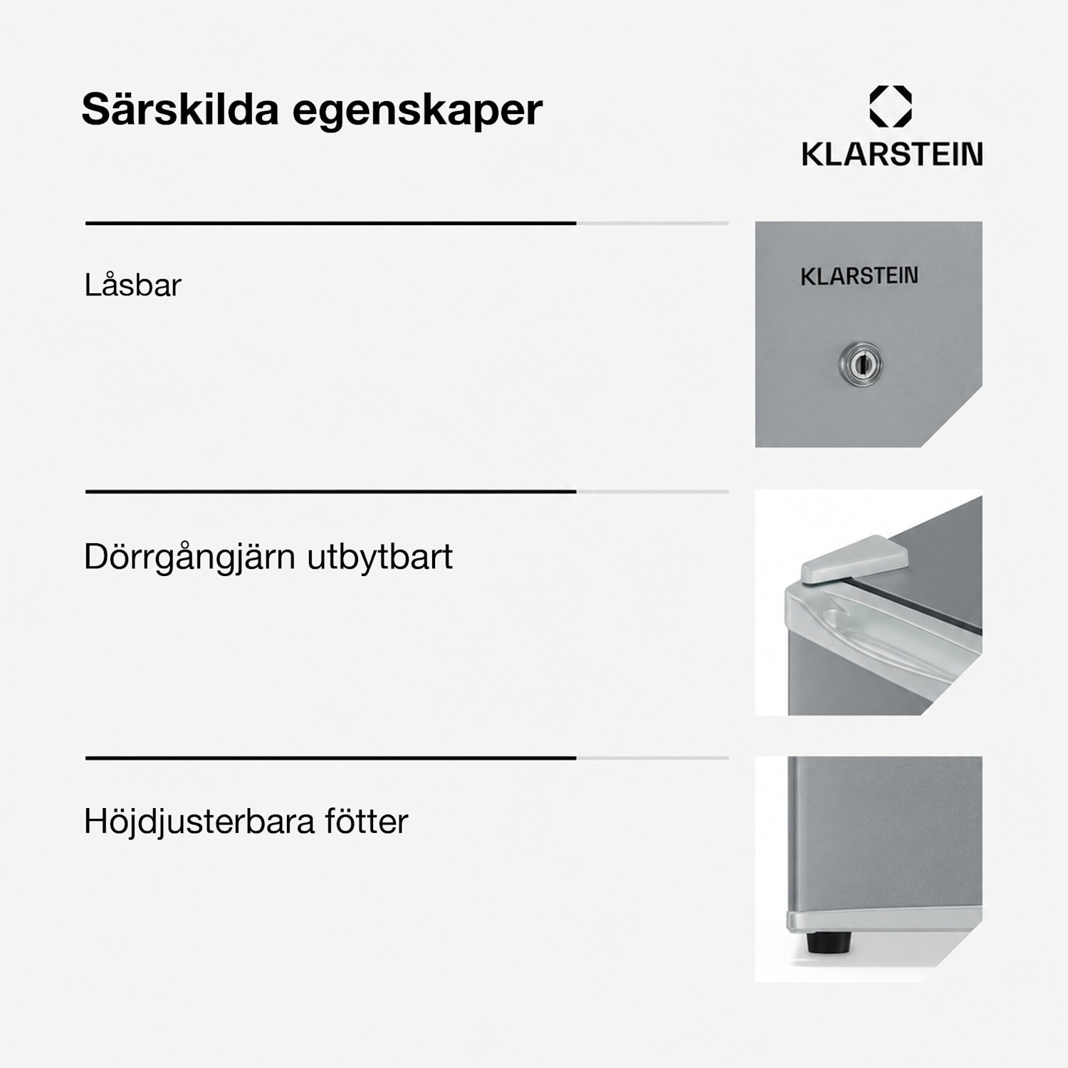 Matterhorn 28 minikyl 28 liter 35 dB kompakt låsbar 28 L | Rostfritt Stål