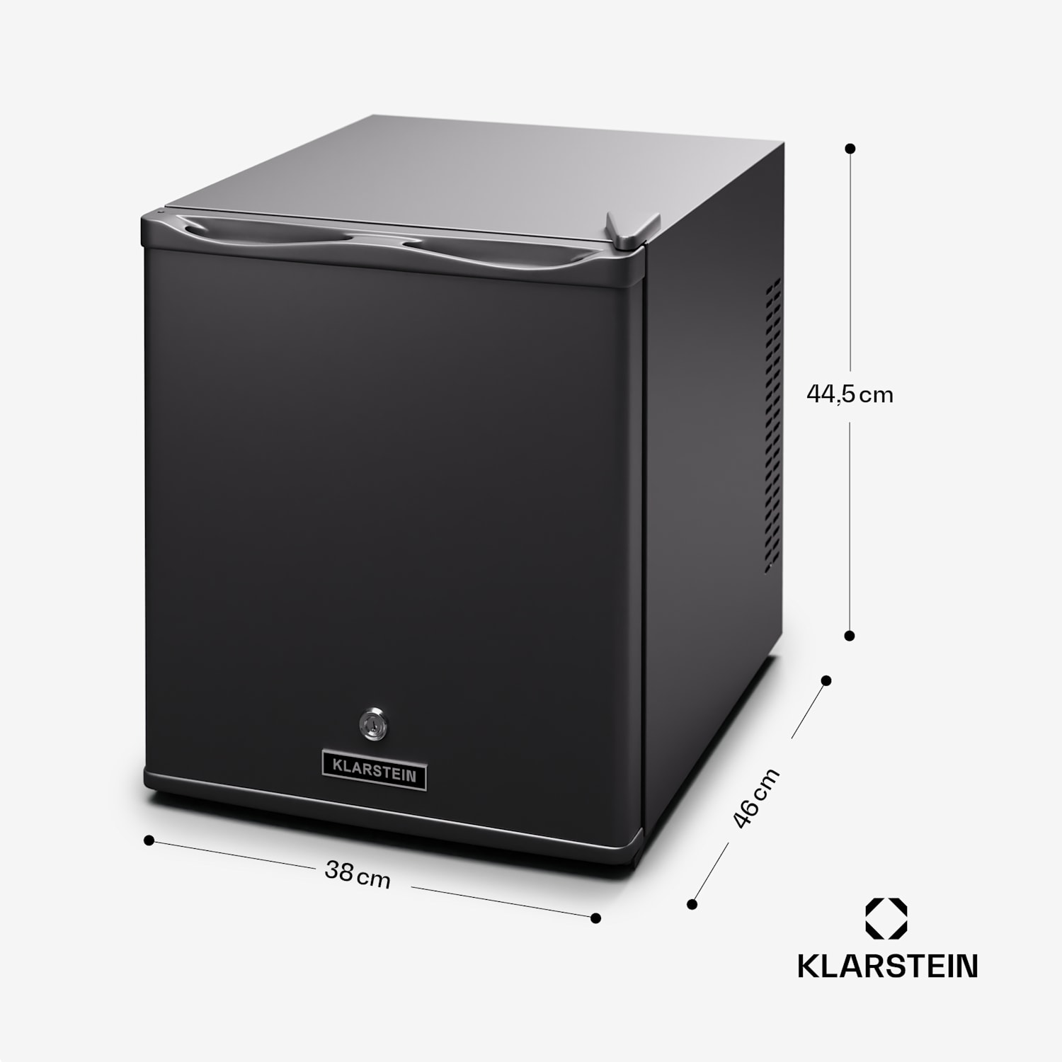 Mini-frigorífico Matterhorn 28, 28 litros 35 dB compacto com fechadura 