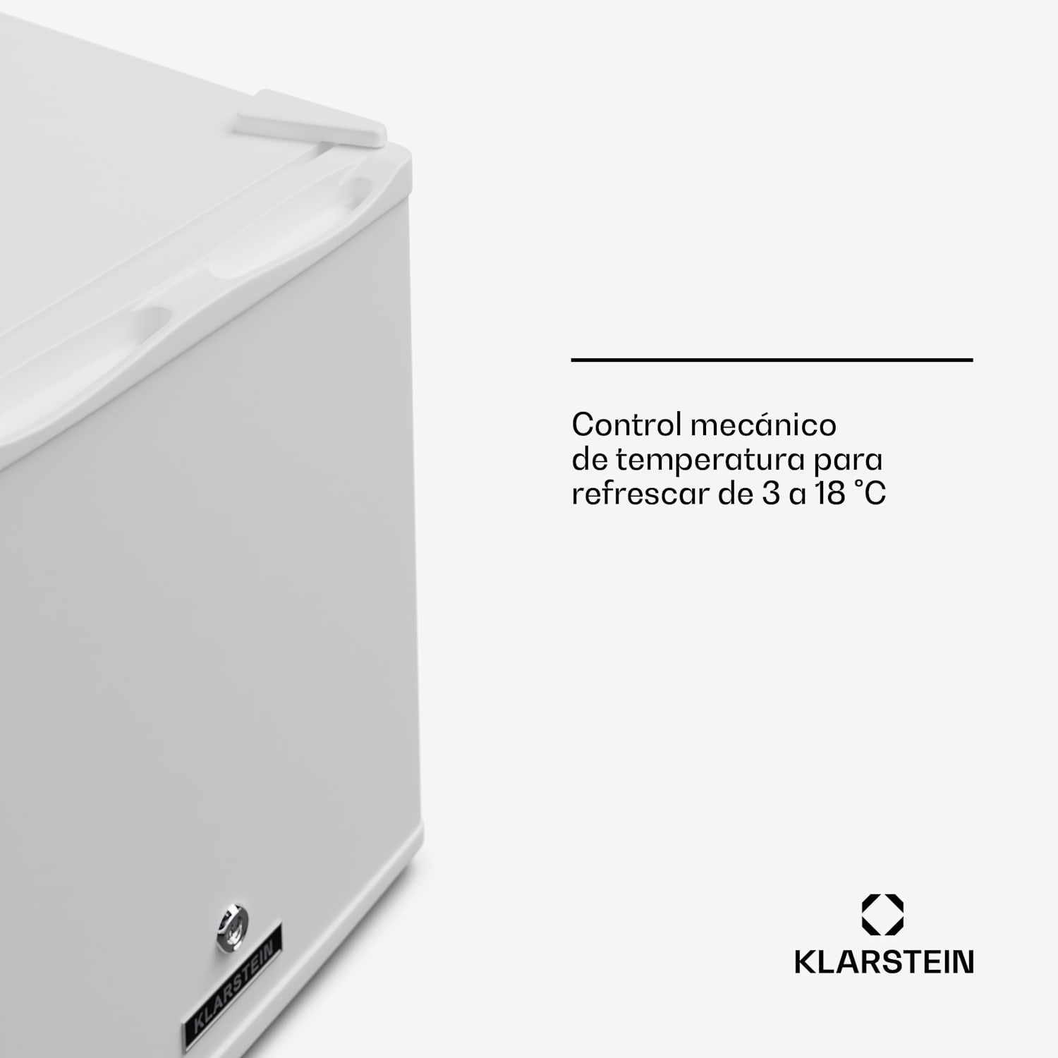 Matterhorn 28 mini nevera 28 litros 35 dB compacta con cerradura 28 L | Blanco
