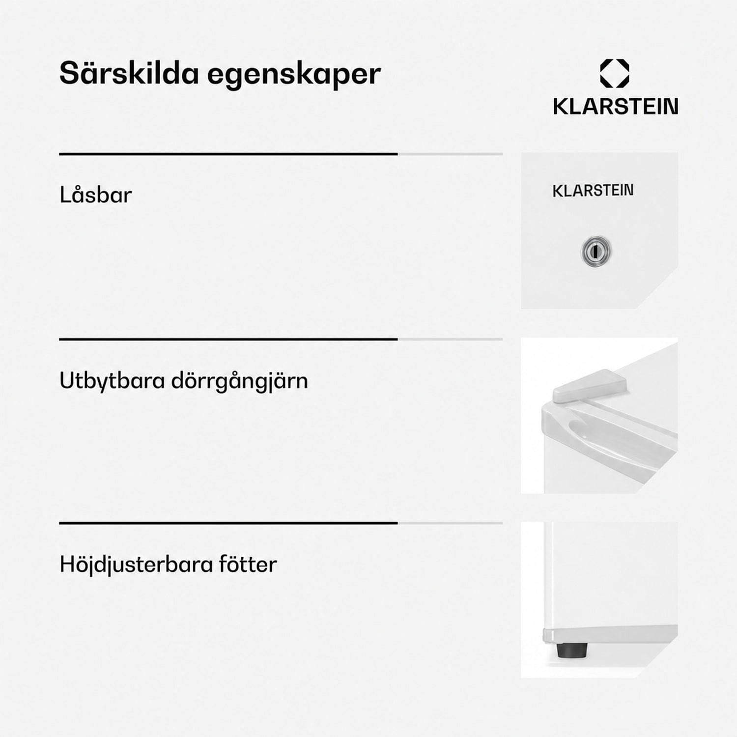 Matterhorn 28 minikyl 28 liter 35 dB kompakt låsbar 28 L | Vit