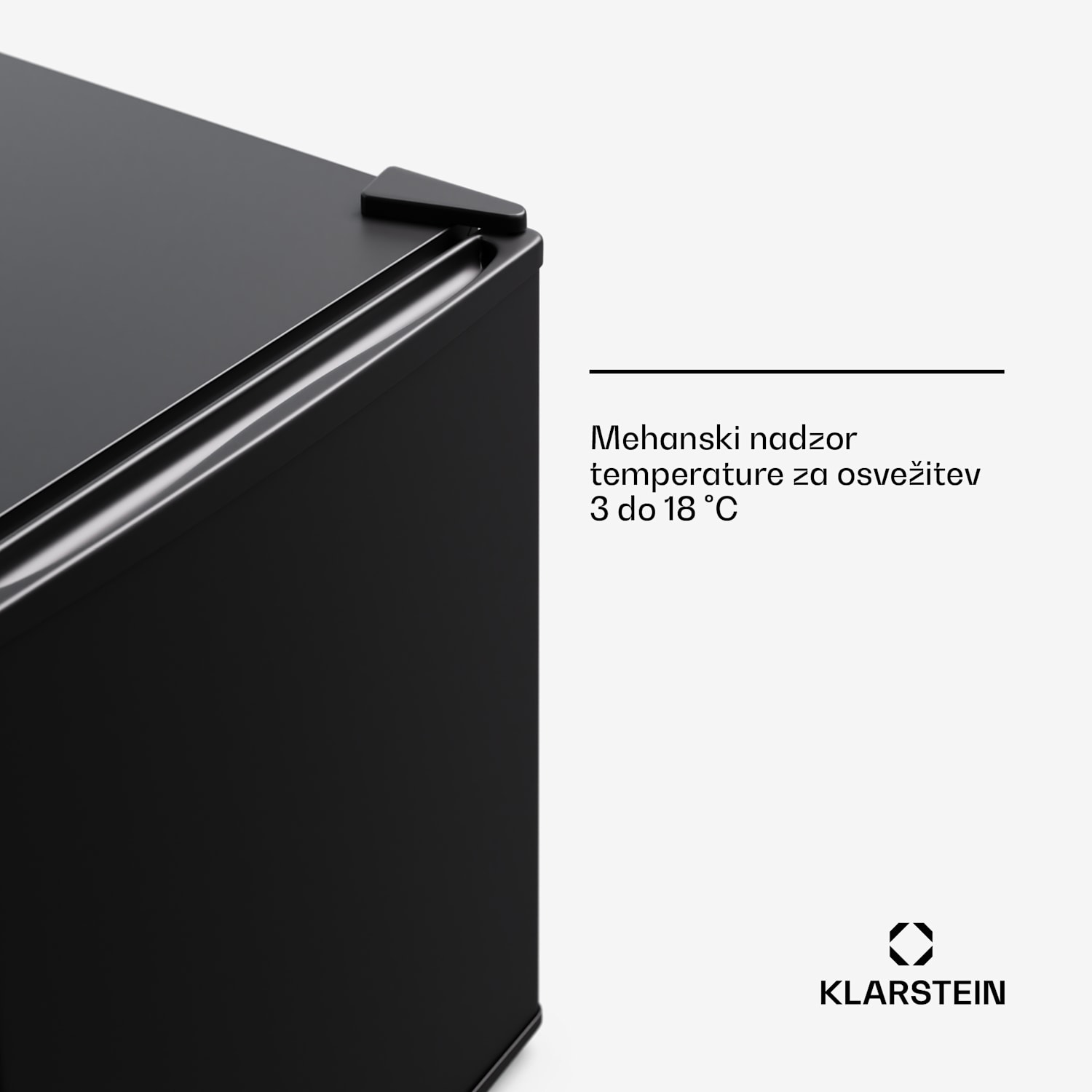 Matterhorn 44, mini hladilnik, 44 litrov, 35 dB, kompakten, z možnostjo zaklepanja 44 Ltr | Črna