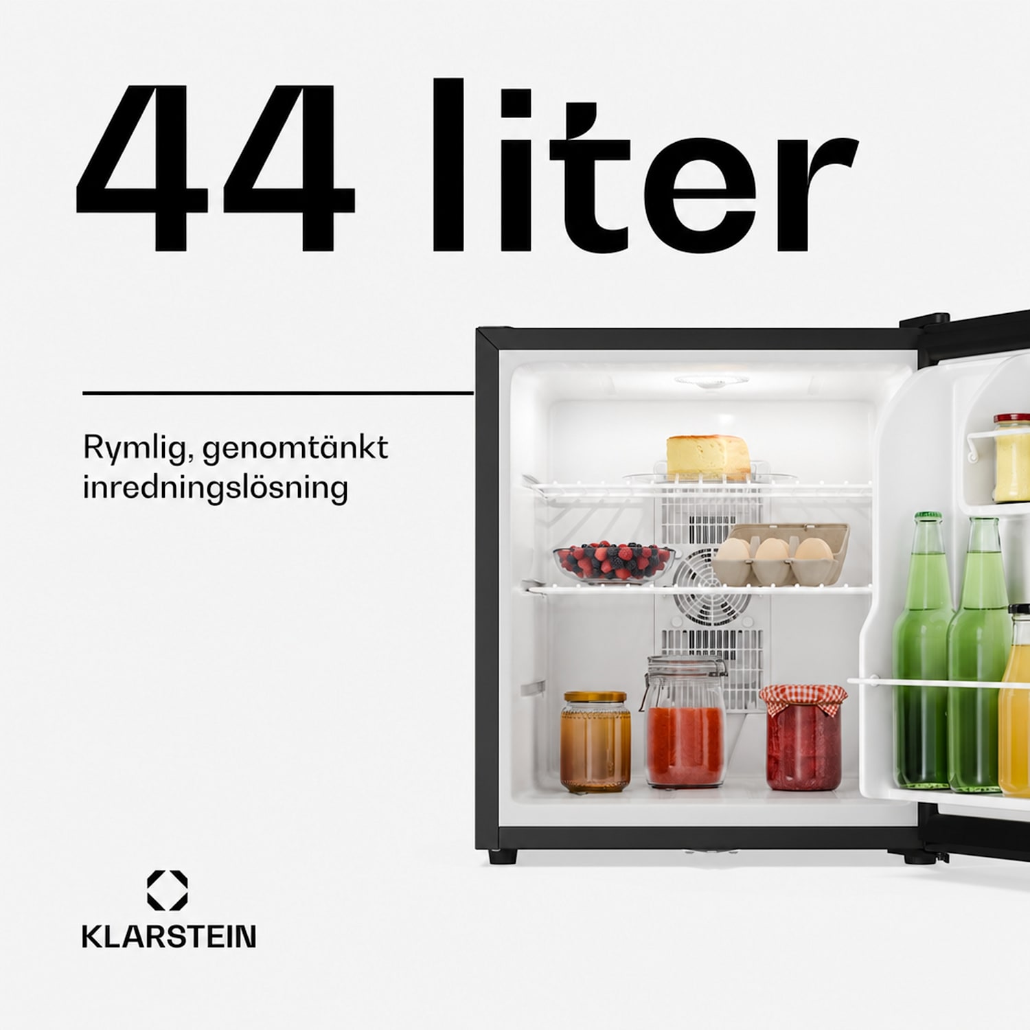 Matterhorn 44 minikyl 44 liter 35 dB kompakt låsbar 44 L | Svart