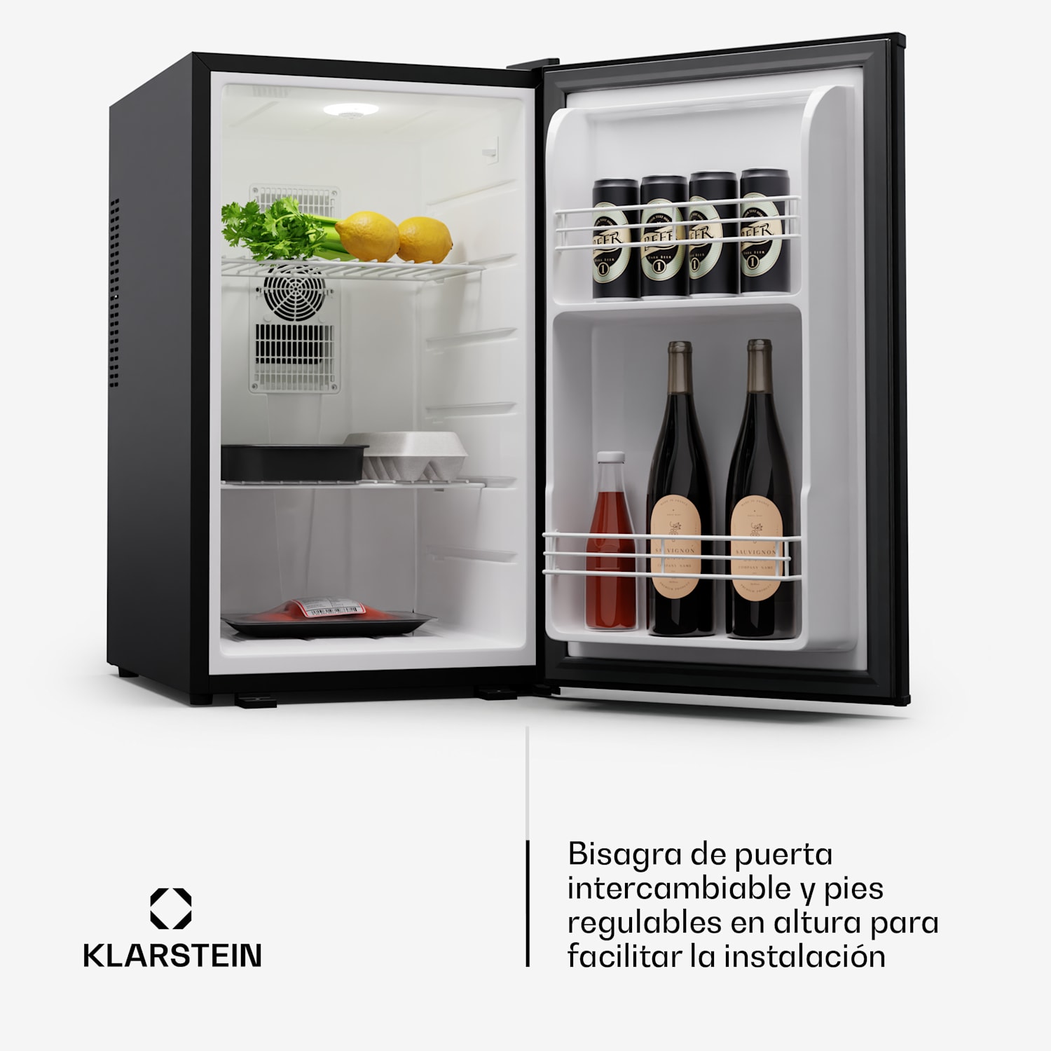 Matterhorn 68 mini nevera 68 litros 35 dB compacta con cerradura 