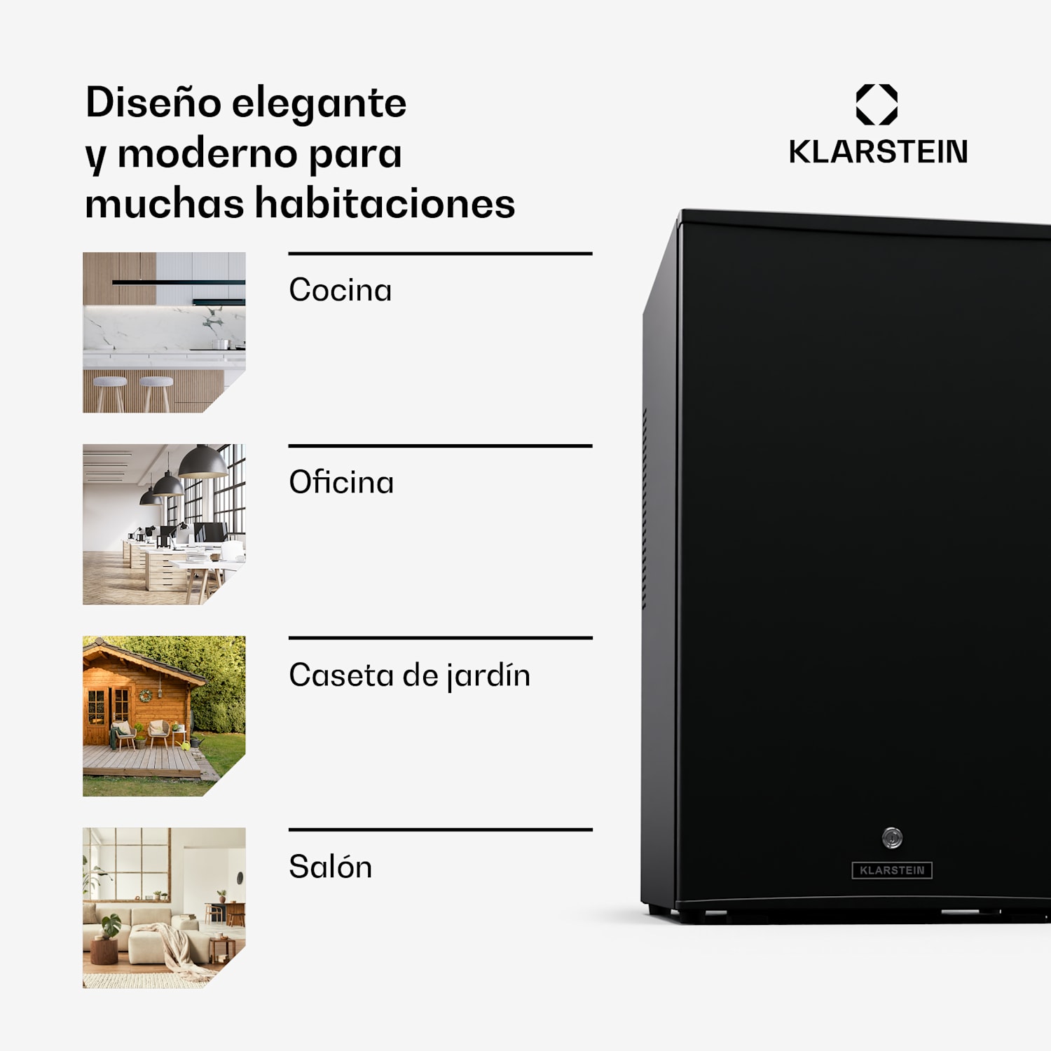 Matterhorn 68 mini nevera 68 litros 35 dB compacta con cerradura 