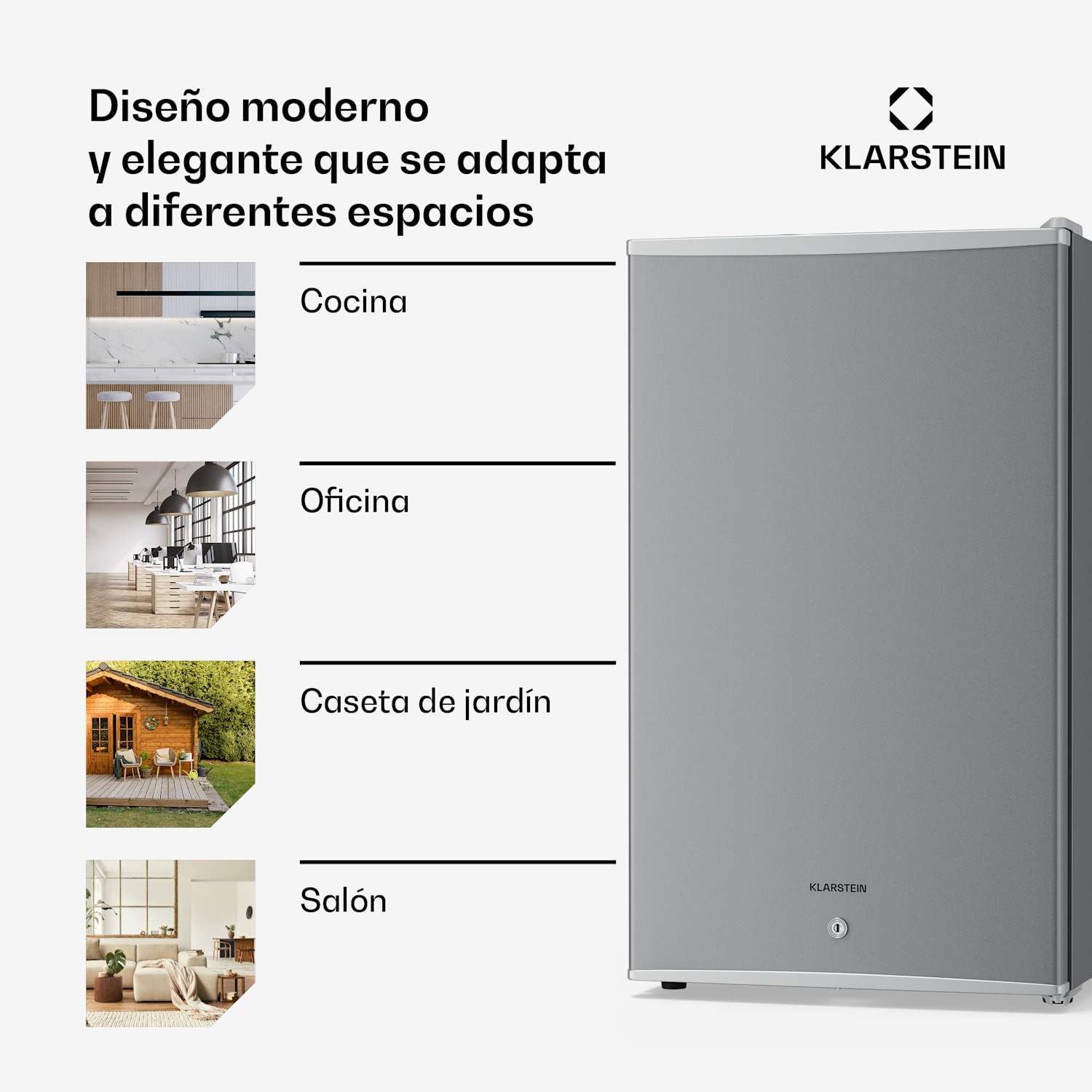 Matterhorn 68 mini nevera 68 litros 35 dB compacta con cerradura 