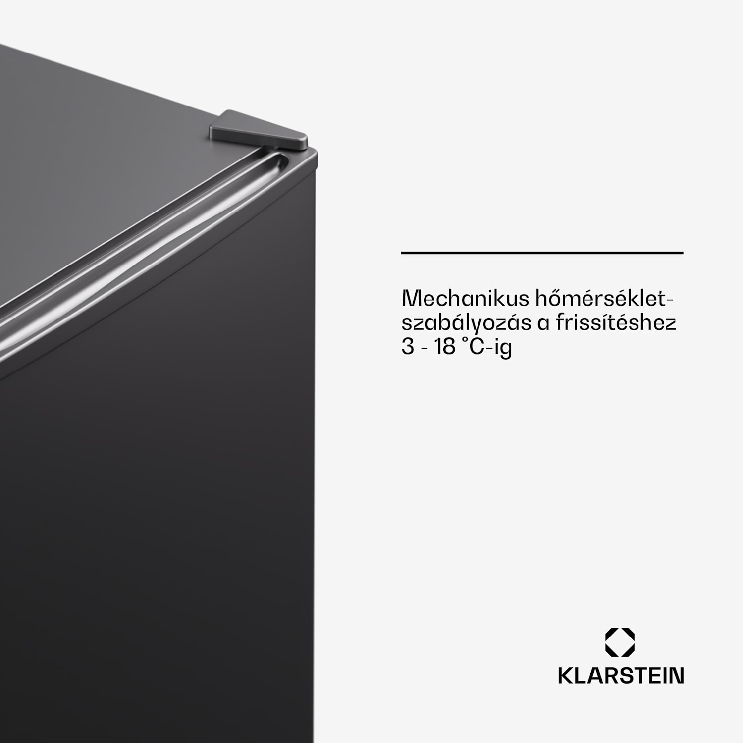 Matterhorn 68, mini hűtőszekrény, 68 literes, 35 dB, kompakt, zárható 