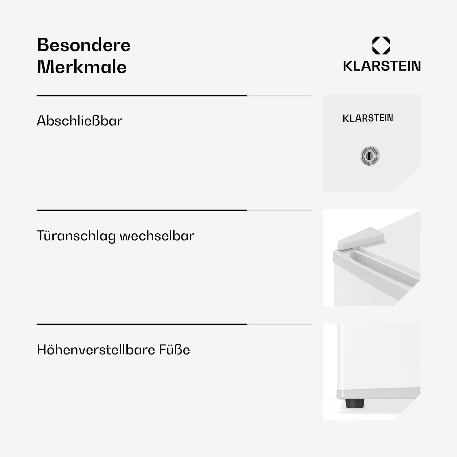 Matterhorn 68 Mini-réfrigérateur 68 litres 35 dB compact verrouillable 