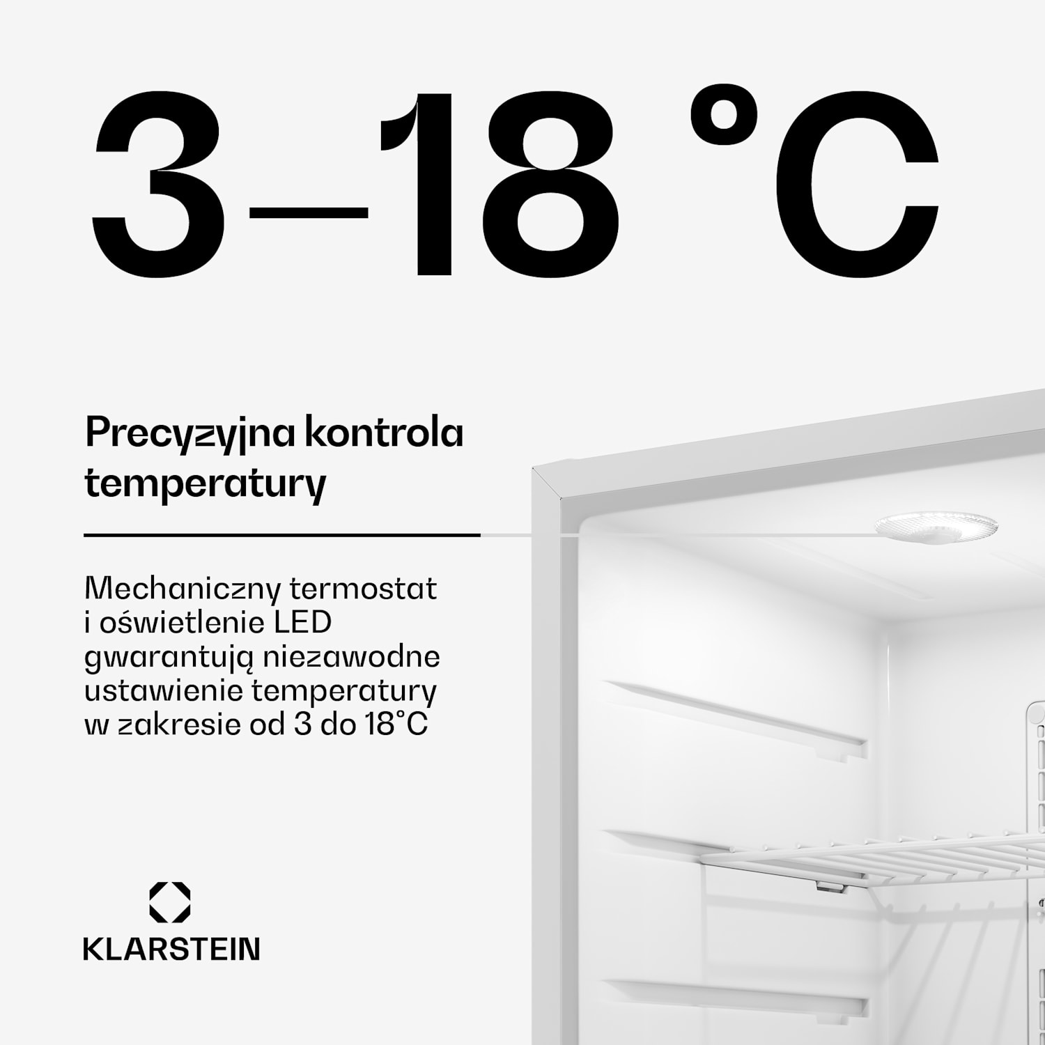 Matterhorn 68, mini lodówka, minibar, 68 l, 35 dB, kompaktowa, zamykana na klucz 68 Ltr | Biały