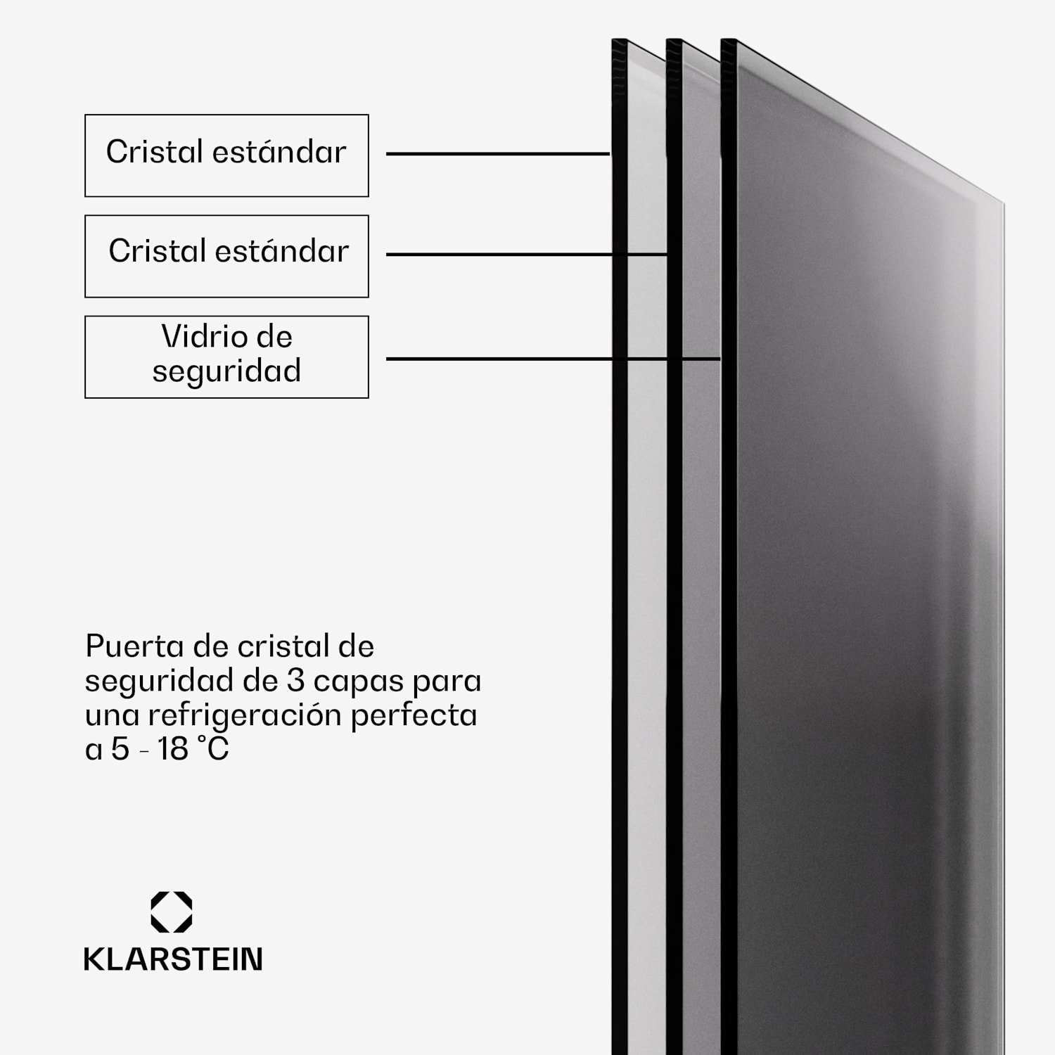 Shiraz 8 Uno Cave à vin 8 bouteilles 8 - 18 °C commande tactile 8 bouteilles | 1 zone de conservation | Noir