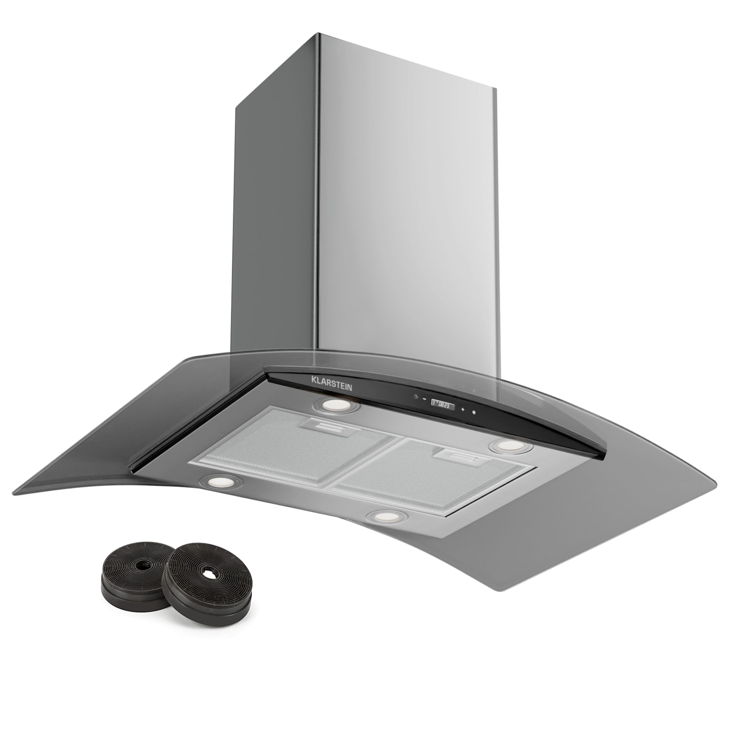 Colette Campana extractora de 90cm 601m³/h EEC A++ Acero inoxidable Plateada 