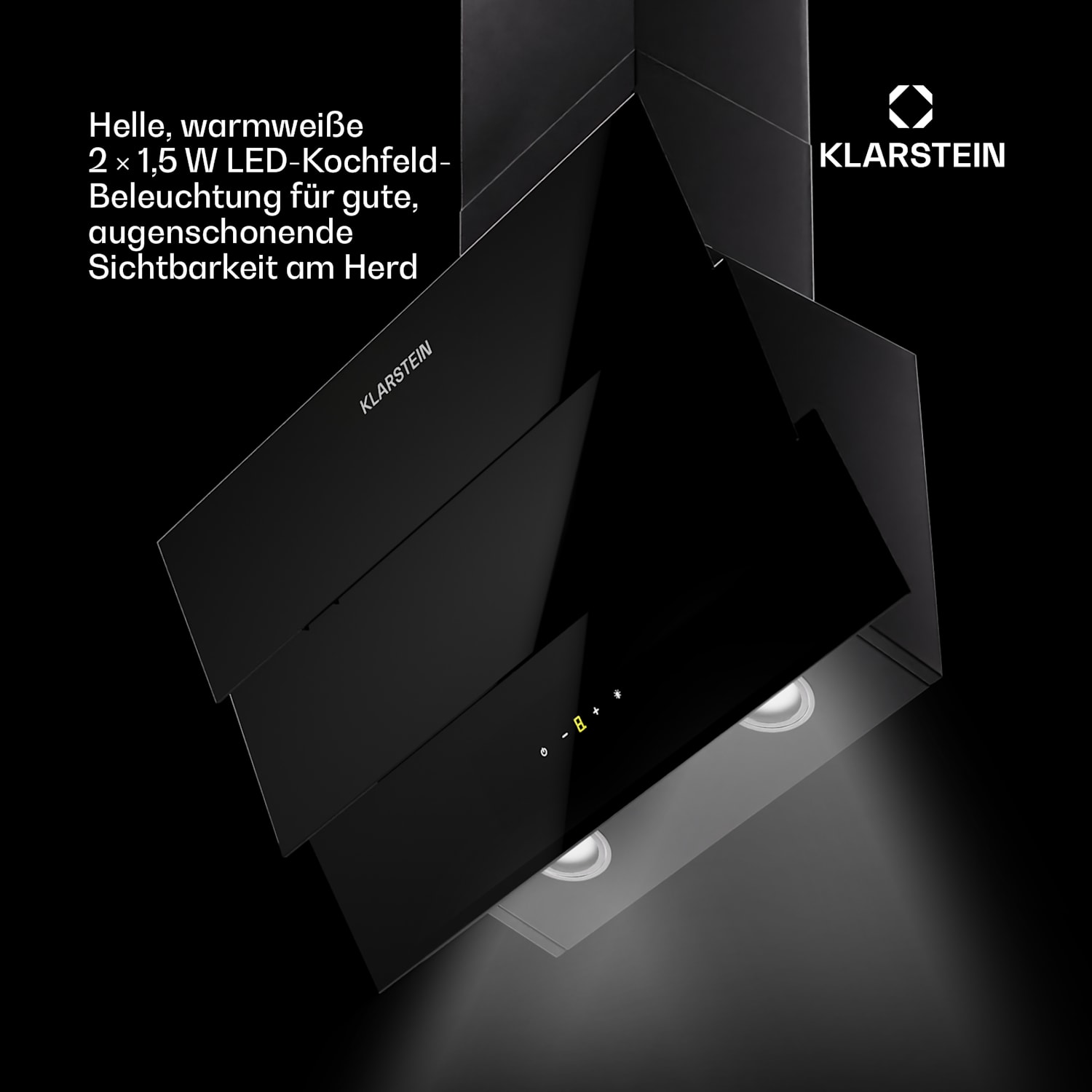 Antonia 60 Dunstabzugshaube 60cm 247m³/h Touch EEK A++ Glas 