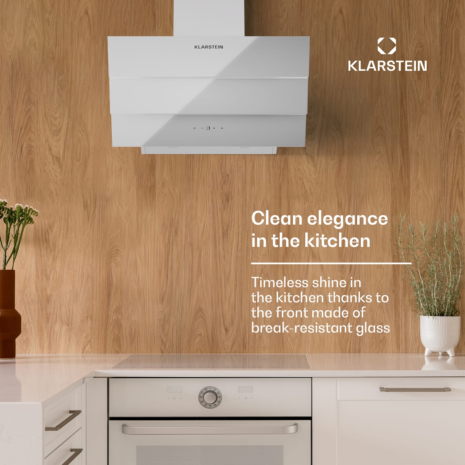 Antonia 60, digestoř 60 cm, 247 m³/h, dotykové ovládání, EEK A++, sklo 