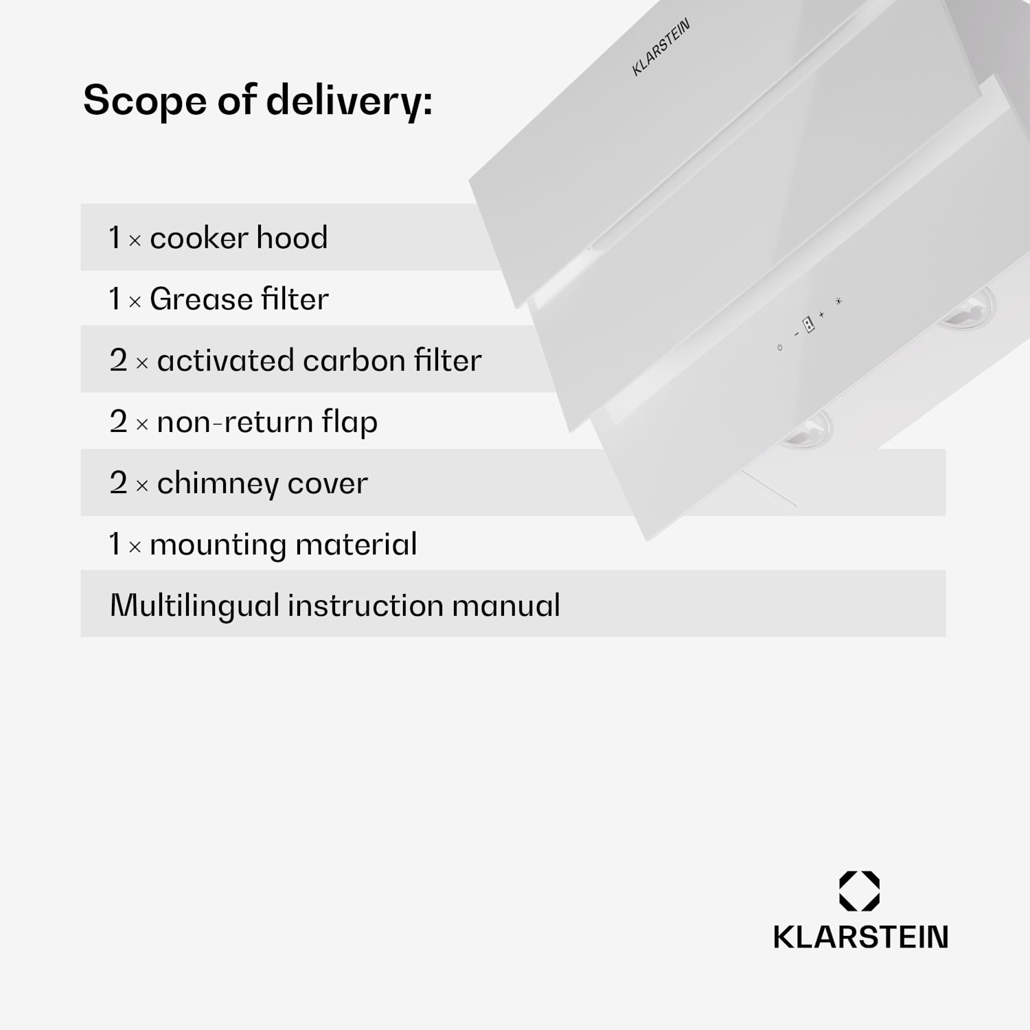 Antonia 60, digestor 60 cm, 247 m³/h, dotykové ovládanie, EEK A++, sklo