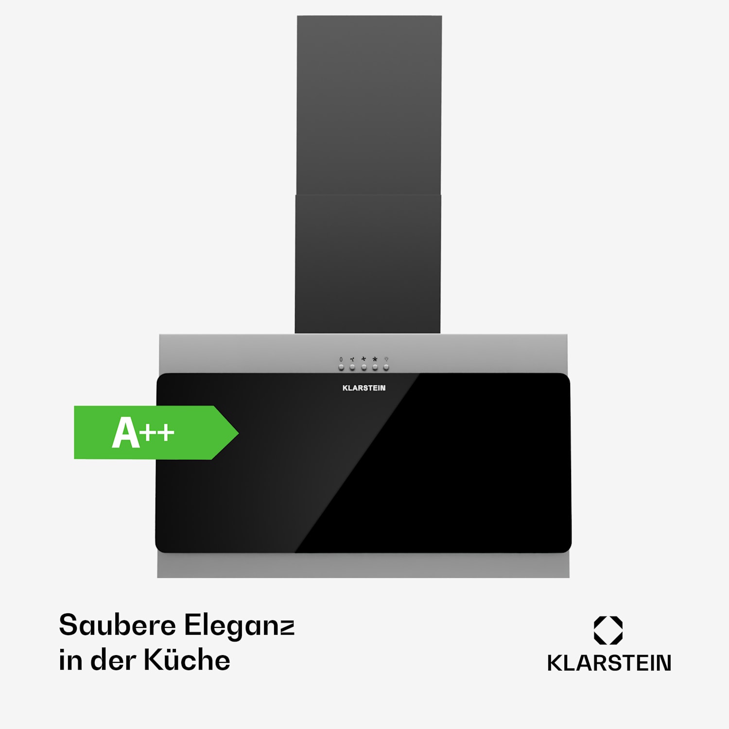 Alessia 60 Dunstabzugshaube Kopffreihaube 247 m³/h Push Control 