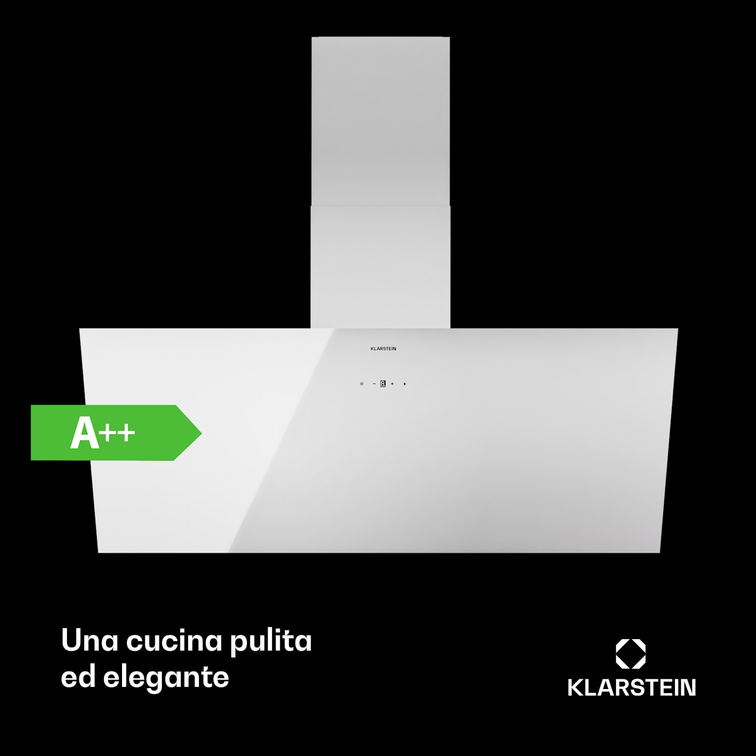 Laurel cappa aspirante 90cm aspirazione 247 m³/h LED touch 