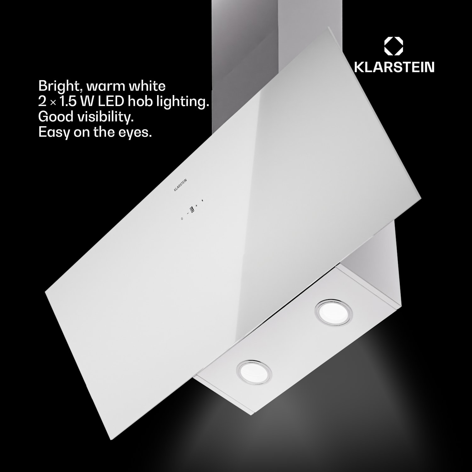 Laurel 90 Napa 90 cm Izpihani zrak: 247 m³/h LED Touch 90 cm | Bela