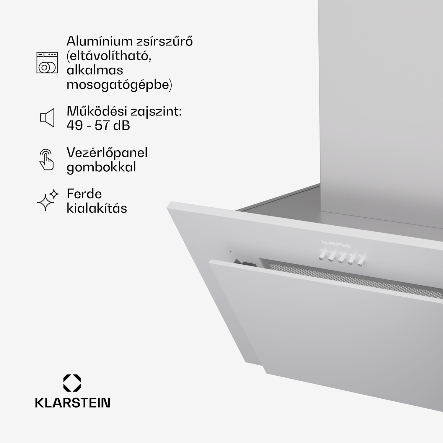 Athena 60, páraelszívó, 60 cm, 247 m³/h, LED, elszívás/légcirkuláció 60 cm | Rozsdamentes acél