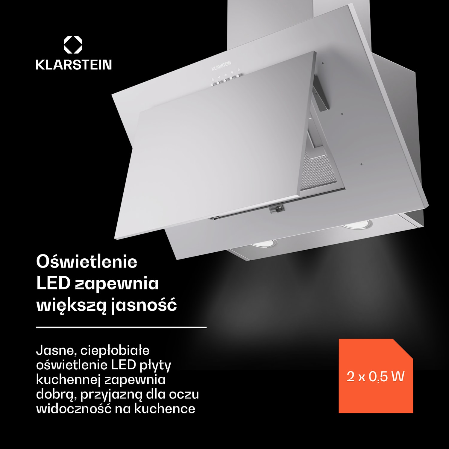 Athena 60, okap kuchenny, 60 cm, 247 m³/h, wyciąg/pochłaniacz, LED 60 cm | Nerjaveče jeklo