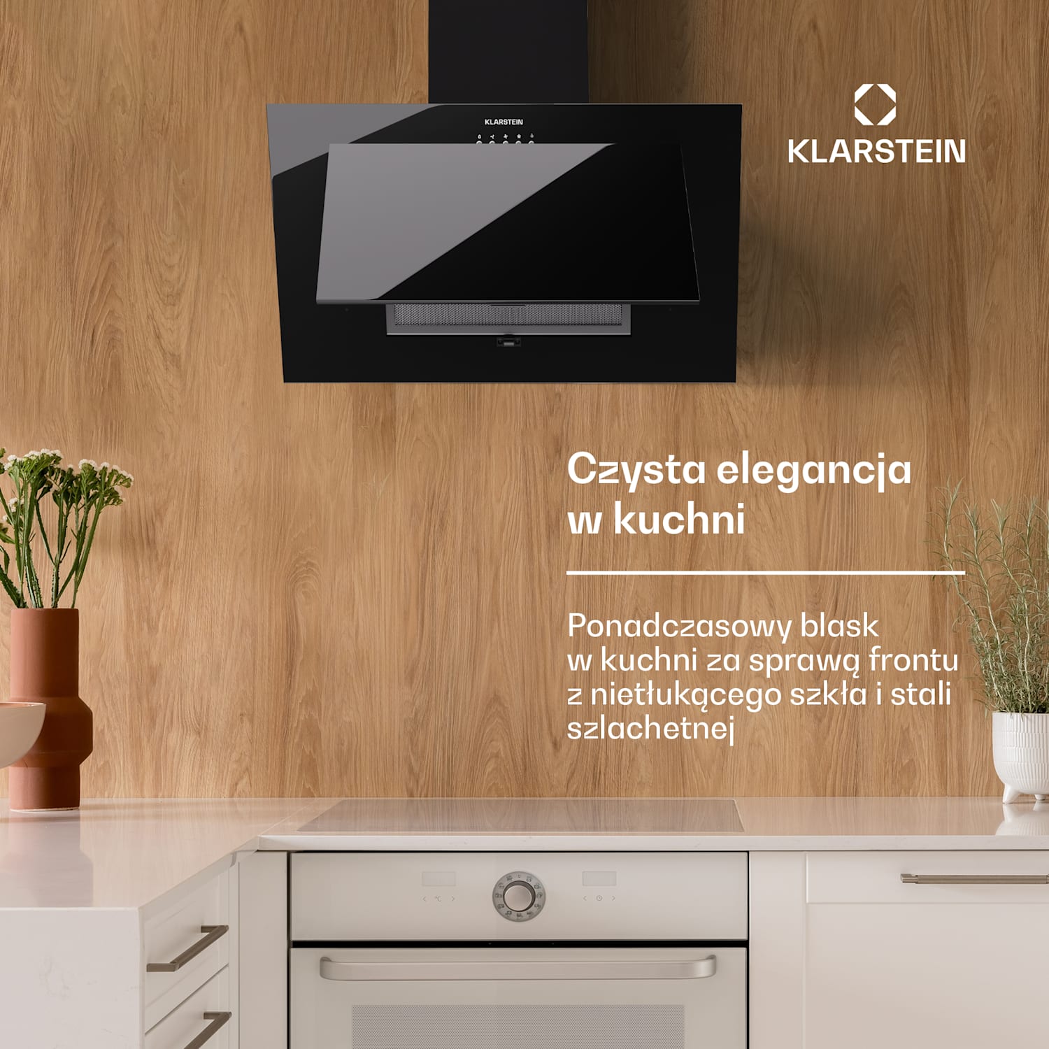 Athena 60, okap kuchenny, 60 cm, 247 m³/h, wyciąg/pochłaniacz, LED 60 cm | Czarny