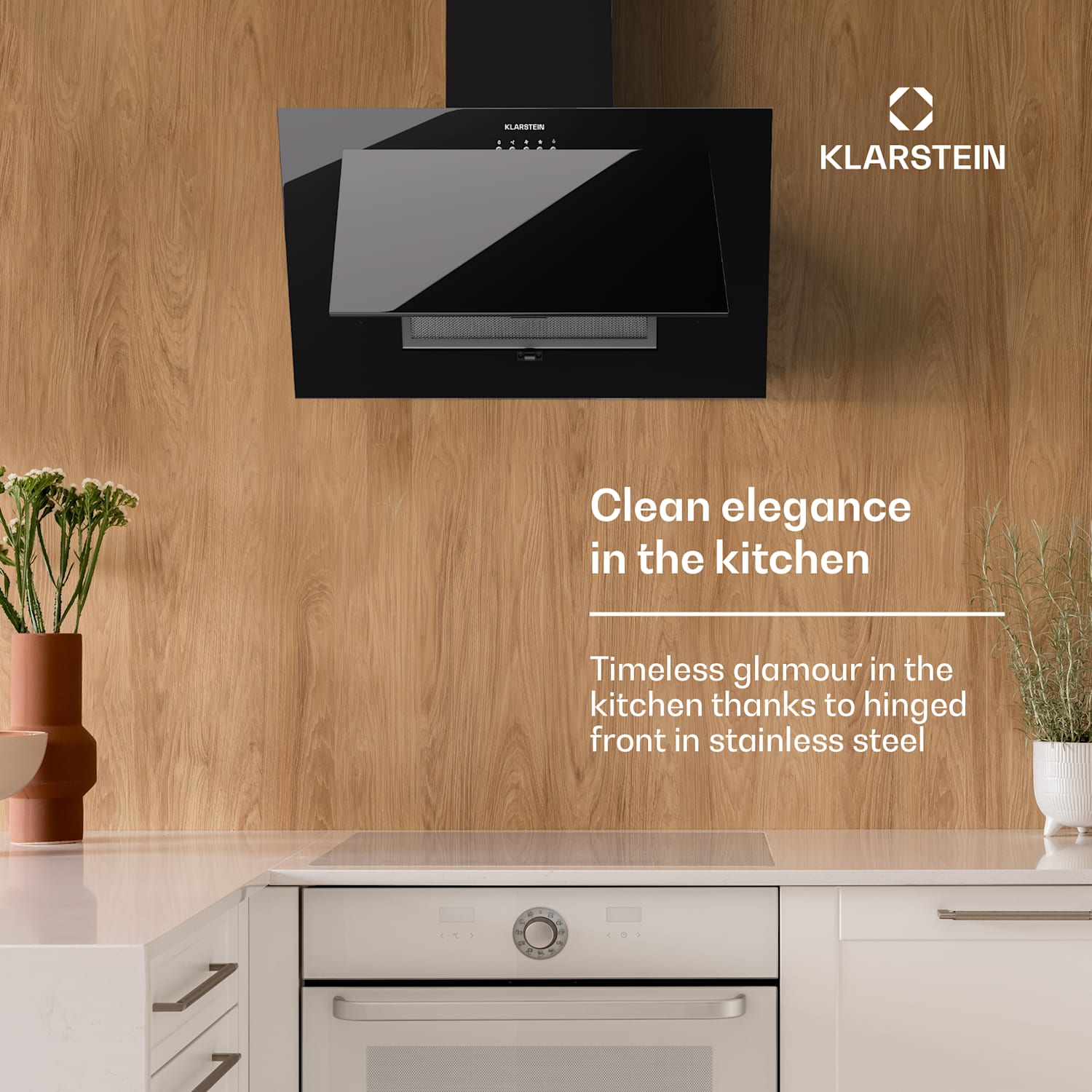 Athena 60 -liesituuletin 60 cm 247 m³/h LED poistoilma/kiertoilma 60 cm | Musta