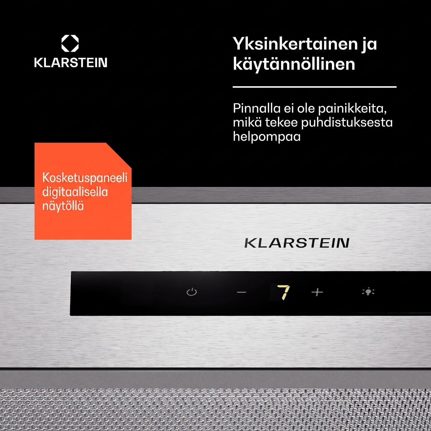 Paolo 52 liesituuletin integroitava 52 cm 439 m³/h LED kosketus A++ 52 cm | Hopea