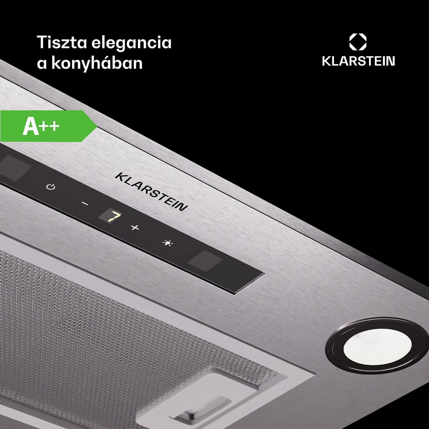 Paolo 52 Beépíthető főzőlap 52 cm 439 m³/h LED Touch A++ 52 cm | Rozsdamentes acél