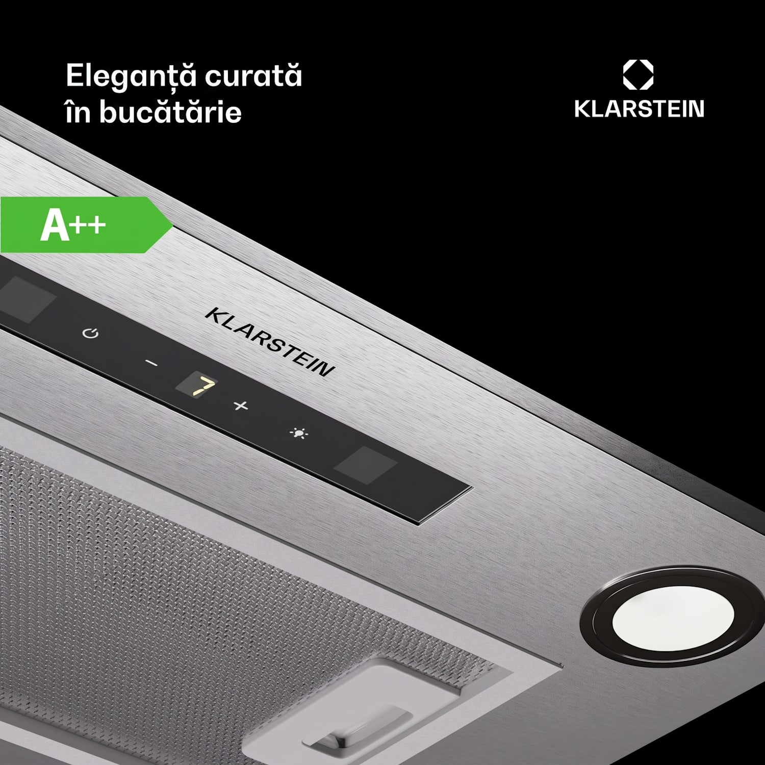 Paolo 52 Plită încorporabilă 52 cm 439 m³/h LED Touch A++ 52 cm | Oțel inoxidabil
