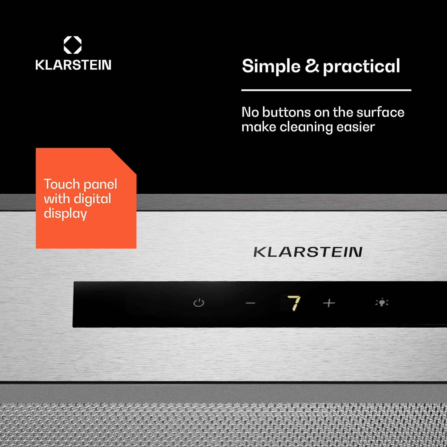 Paolo 52 Plită încorporabilă 52 cm 439 m³/h LED Touch A++ 52 cm | Oțel inoxidabil